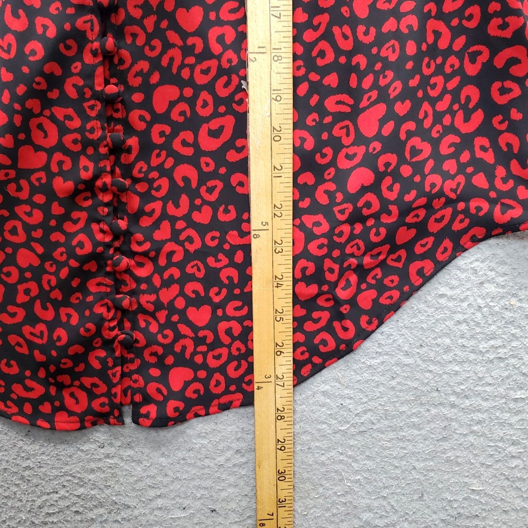 Torrid Torrid Harper Blouse Womens 00 Multi Leopard Print Roll Tab Sleeve Button Front Shirt Womens Size 00 Multicolor Leopard Print 3/4 Sleeve Size XXS / US 00 / IT 34 - 3 Thumbnail