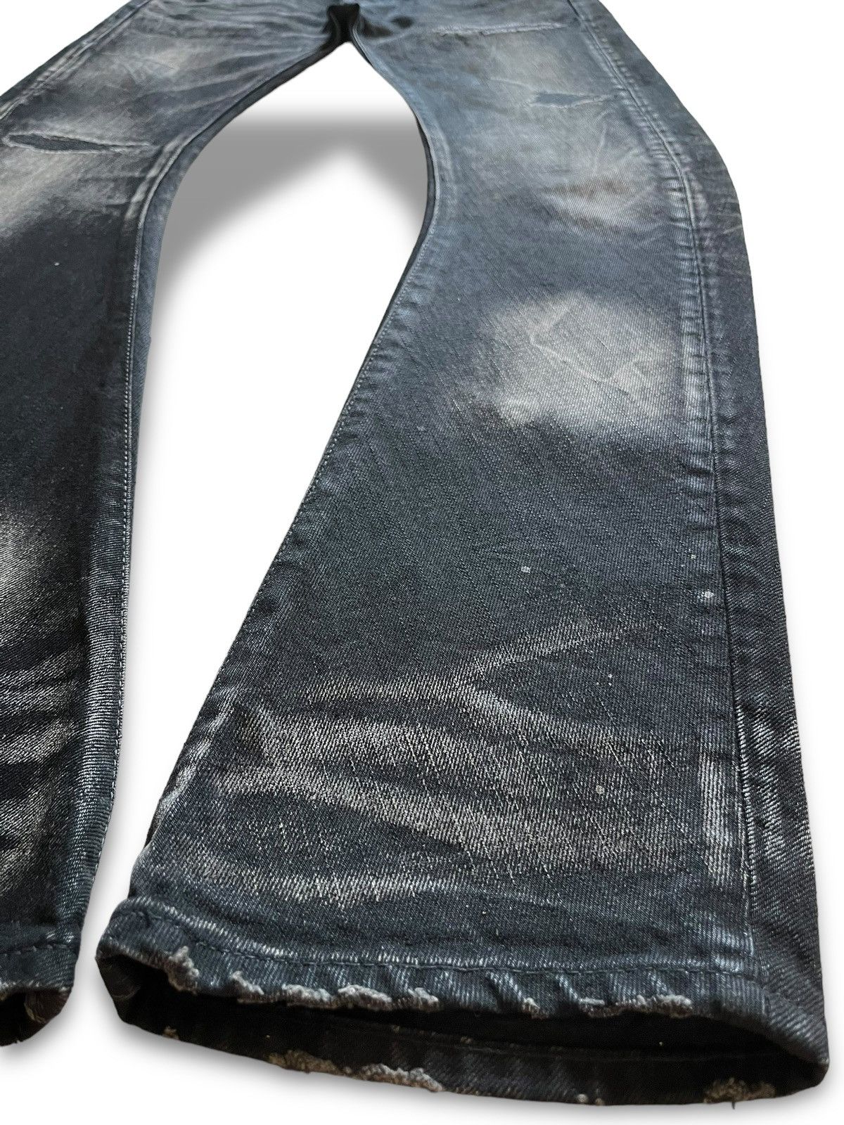 CIVARIZE × Japanese Brand Vintage Japanese Civarize Painted Gaultier Style Punk Jeans Size US 30 / EU 46 - 7 Thumbnail