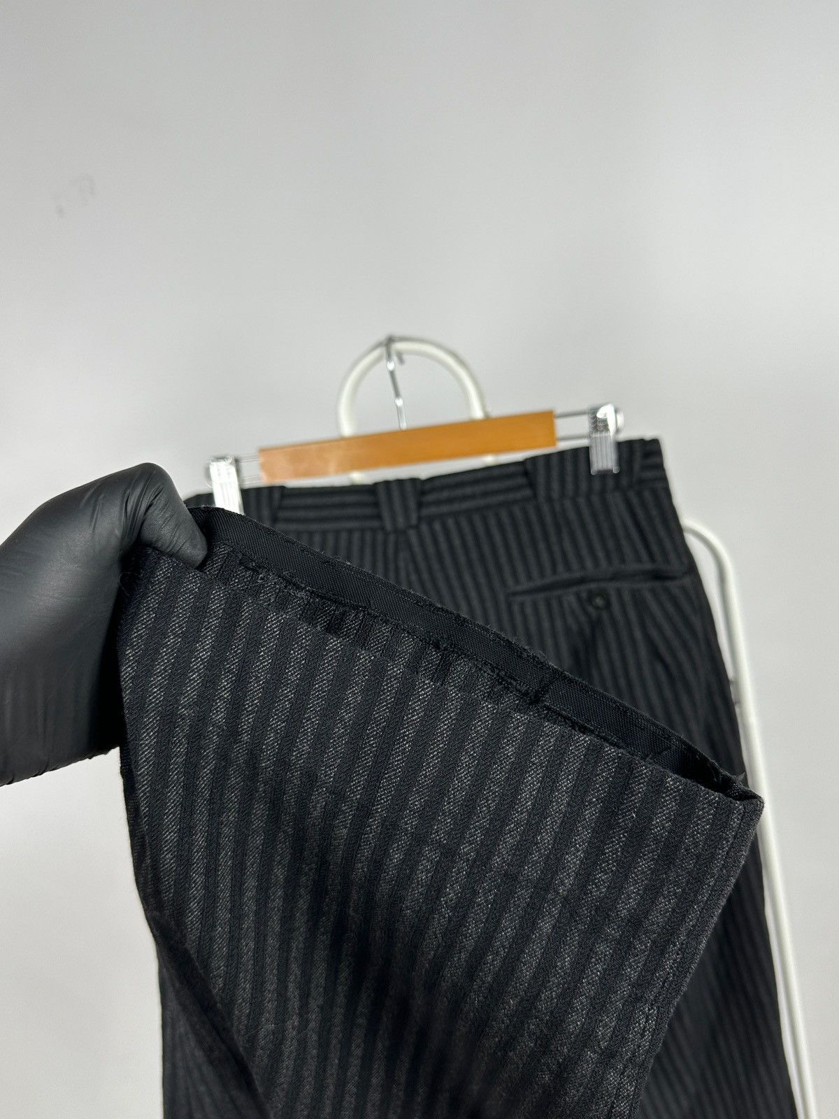 Vintage 1930-50s Antique European Work High Waist Wool Trousers Size US 30 / EU 46 - 18 Thumbnail