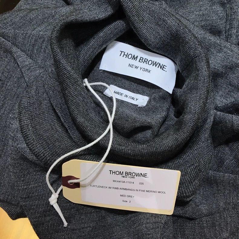 Thom Browne Thom Browne Knitted cardigan with high collar Size US M / EU 48-50 / 2 - 6 Thumbnail