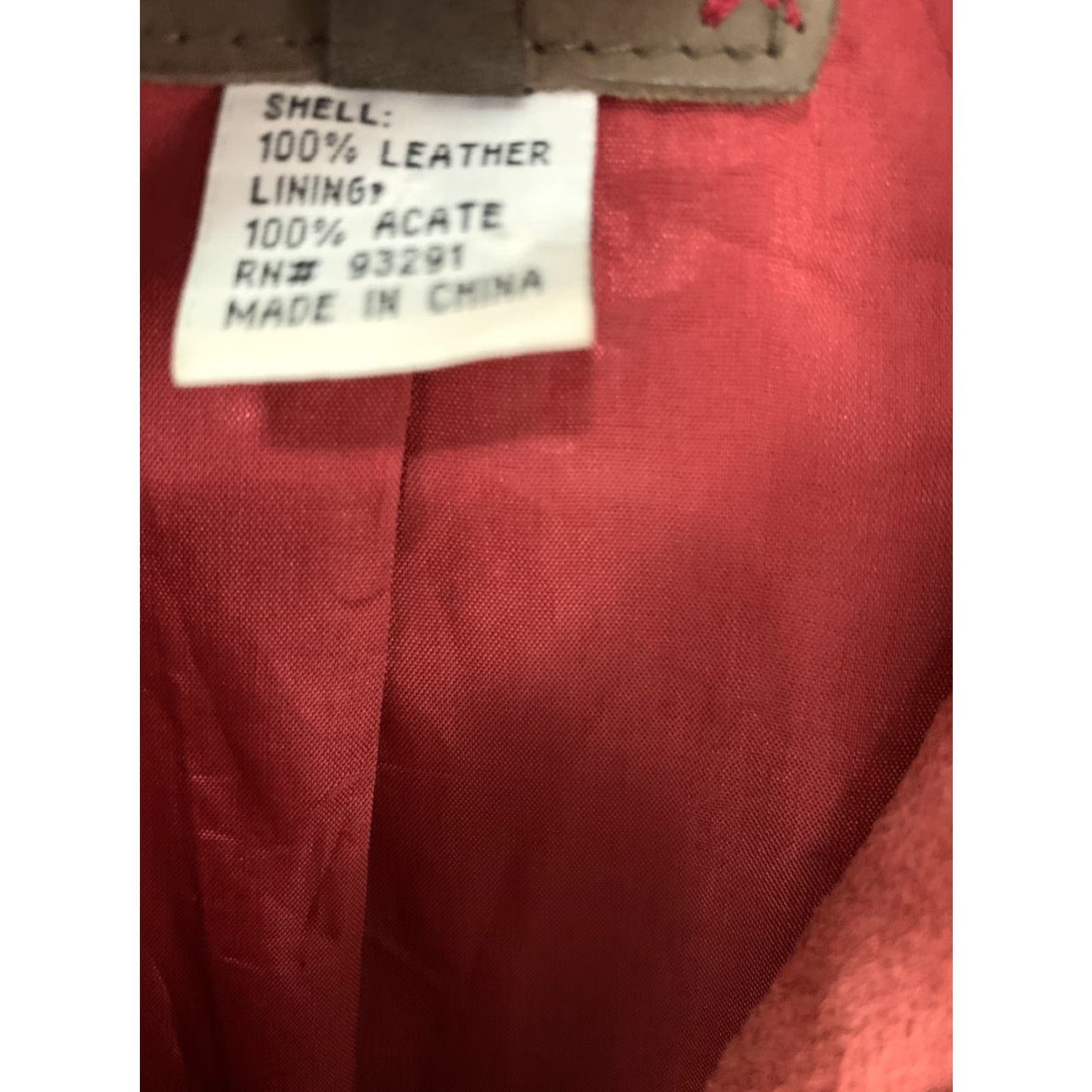 Vintage TRUE GRIT Leather Coat Women's Size S Red Full Zip Suede Leather Jacket Size S / US 4 / IT 40 - 3 Thumbnail