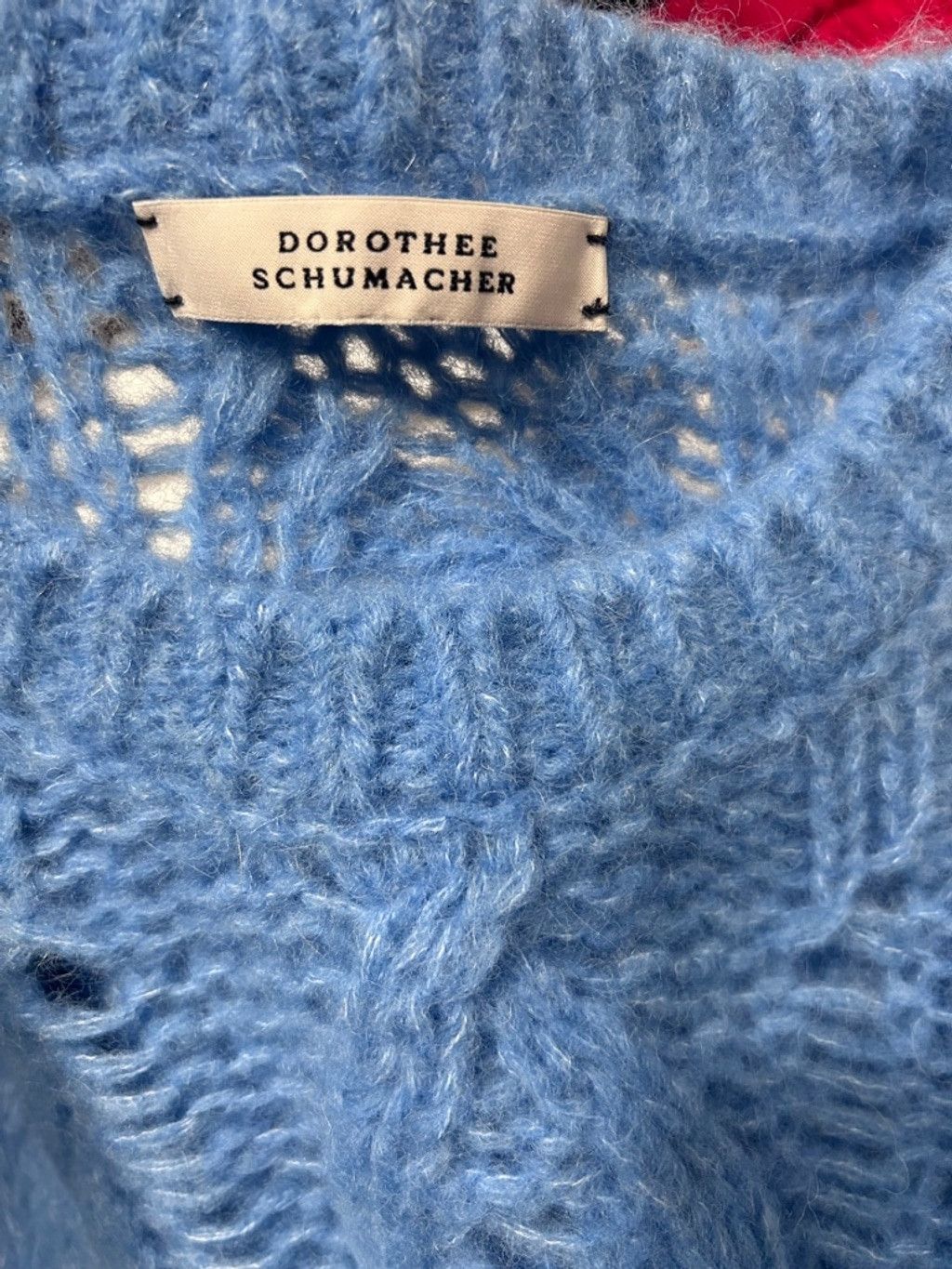 DOROTHEE SCHUMACHER Dorothee Schumacher silk wool blend Sweater, M, Light Blue Size M / US 6-8 / IT 42-44 - 9 Thumbnail