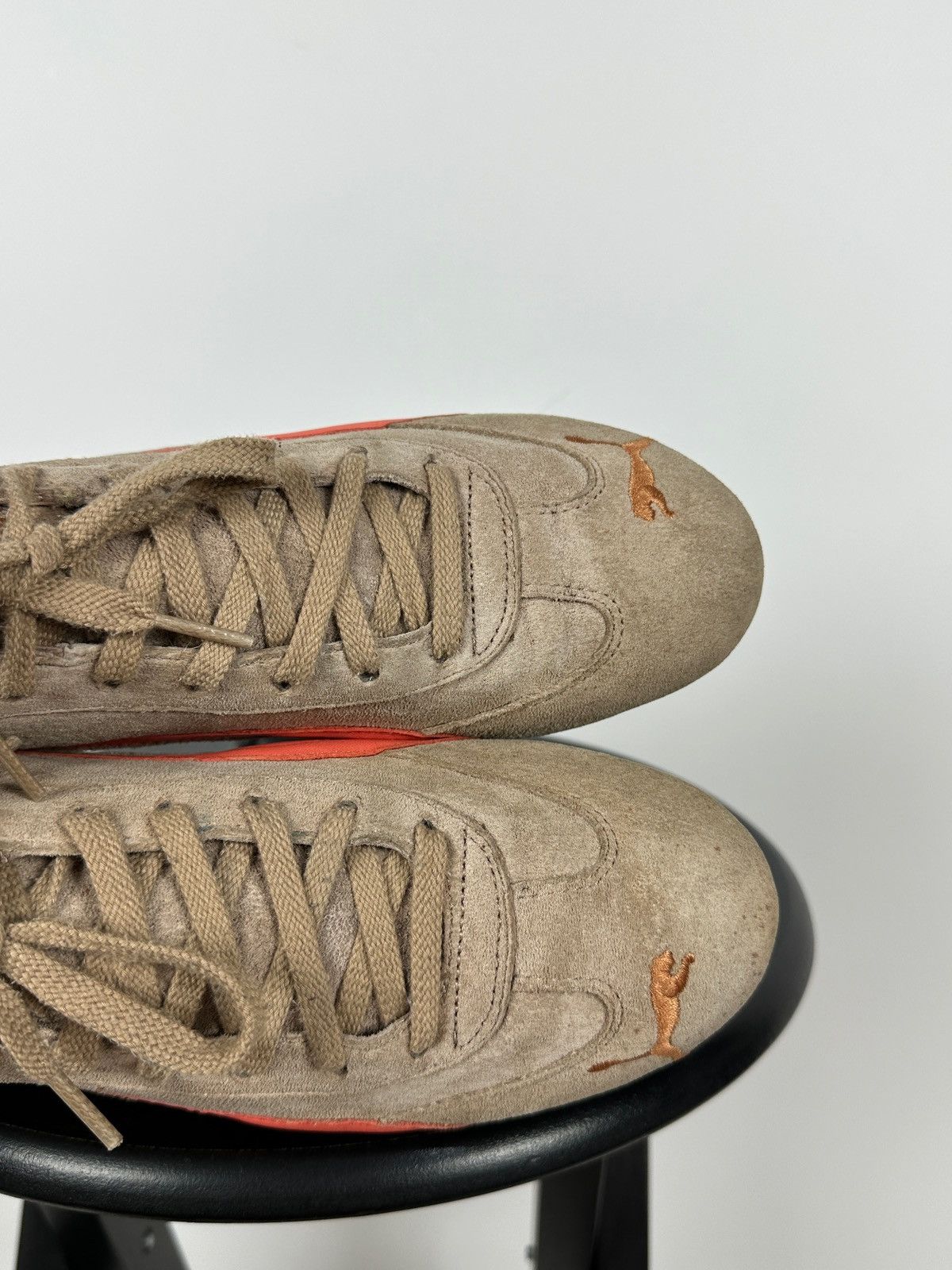 Puma Vintage Puma Speedcat Sand Suede/Leather Y2K Sneakers Size US 9 / IT 39 - 20 Thumbnail