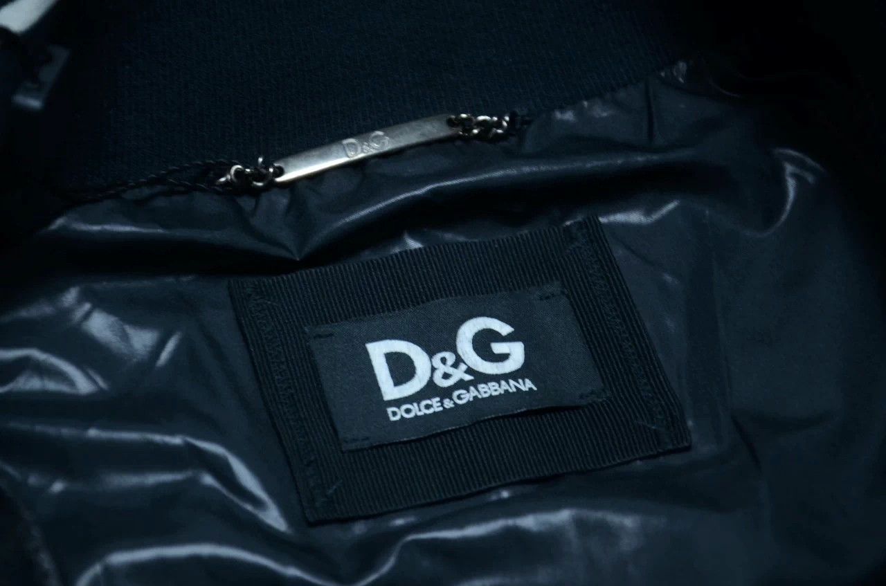 Dolce & Gabbana DG Black Lambskin Leather Jacket 44 Size US S / EU 44-46 / 1 - 7 Thumbnail