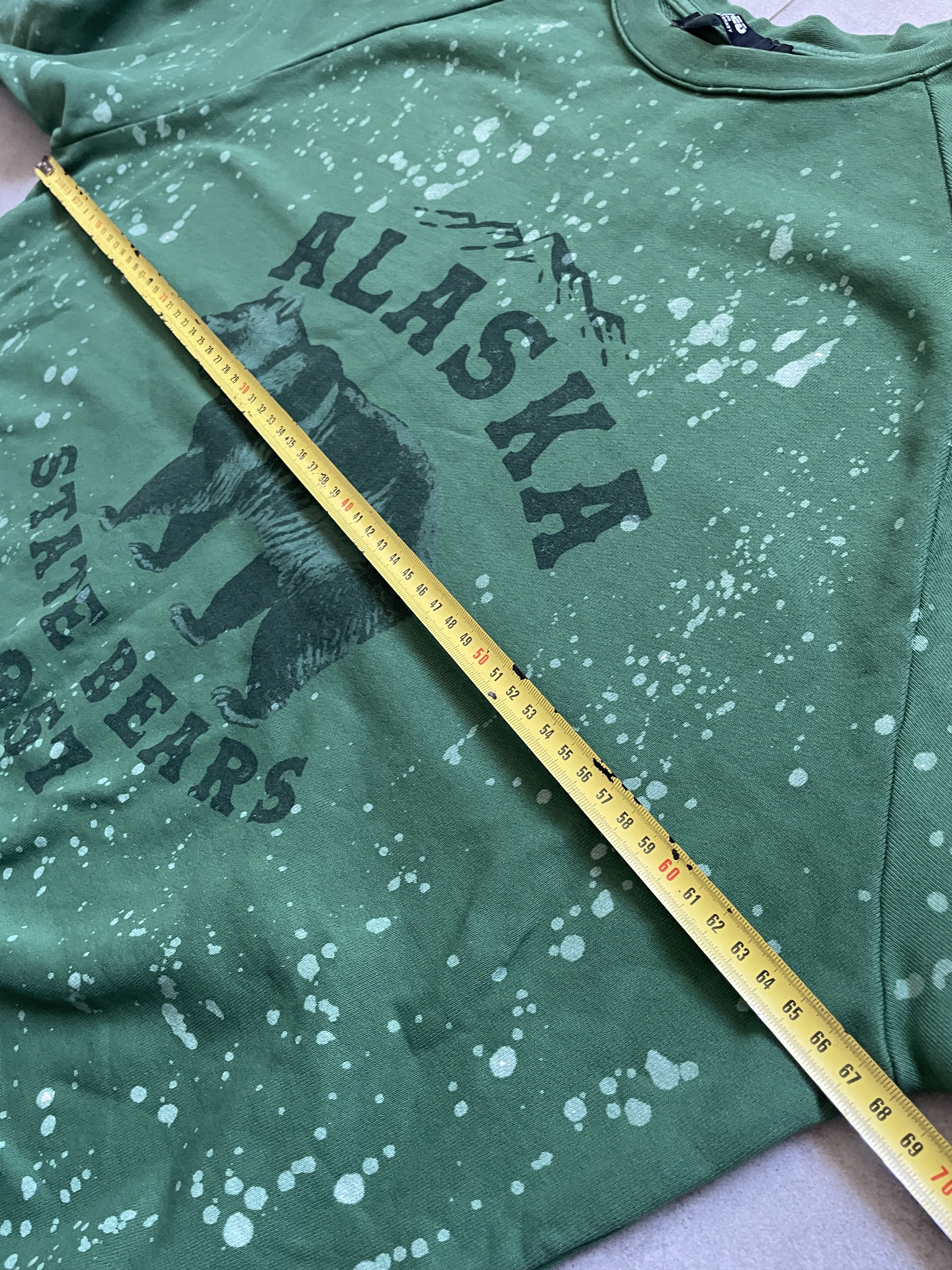 Jaded London JADED LONDON SPLATTER BOXY GREEN ALASKA VIRGINIA CREEPER Size US M / EU 48-50 / 2 - 7 Thumbnail