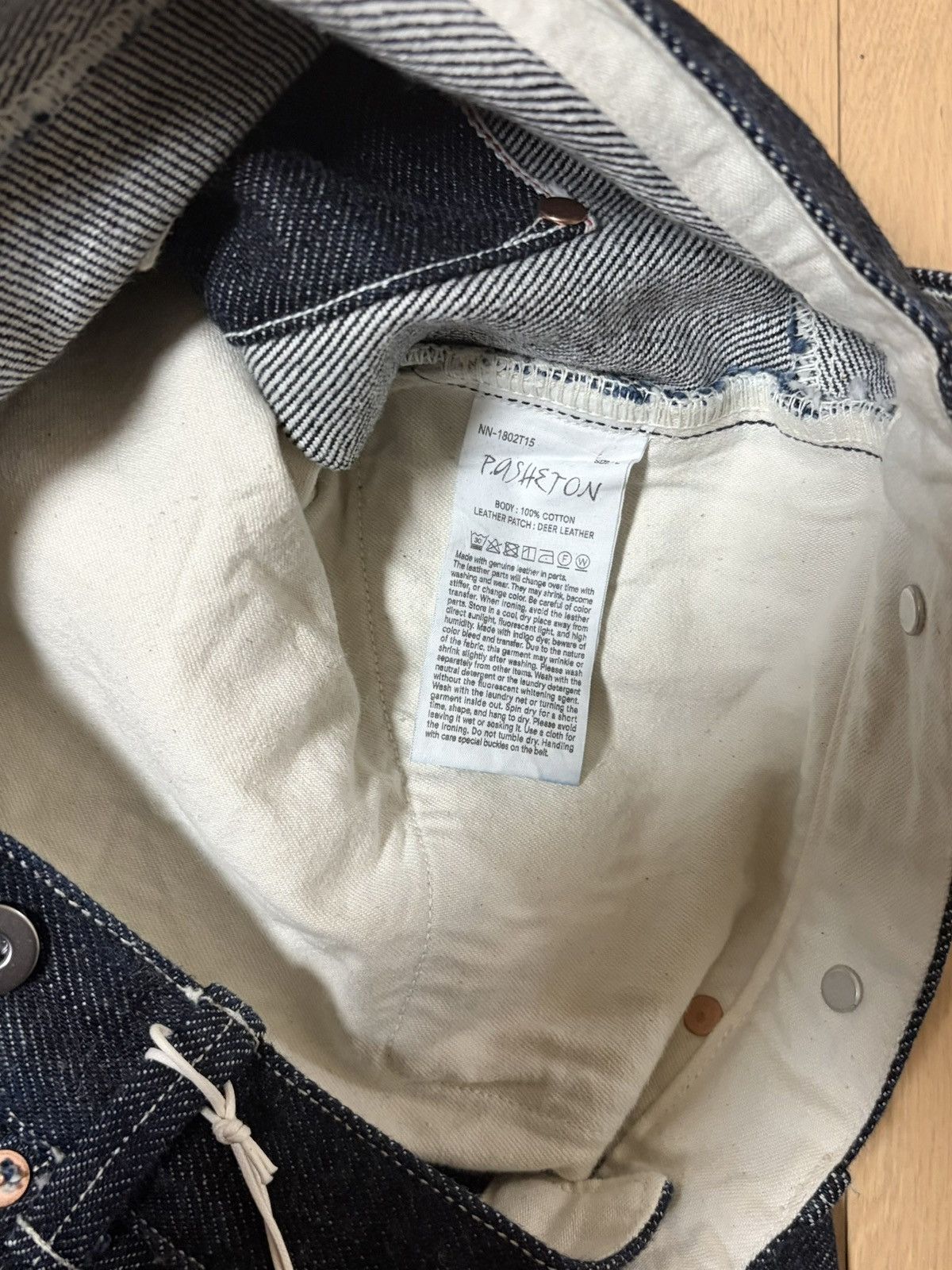 Niceness [L] niceness 25SS P.ASHTON raw denim Size US 34 / EU 50 - 9 Thumbnail