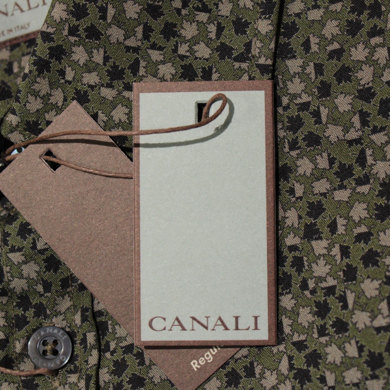 Canali Canali New with tags Shirt Size M US In Green Size US M / EU 48-50 / 2 - 2 Thumbnail