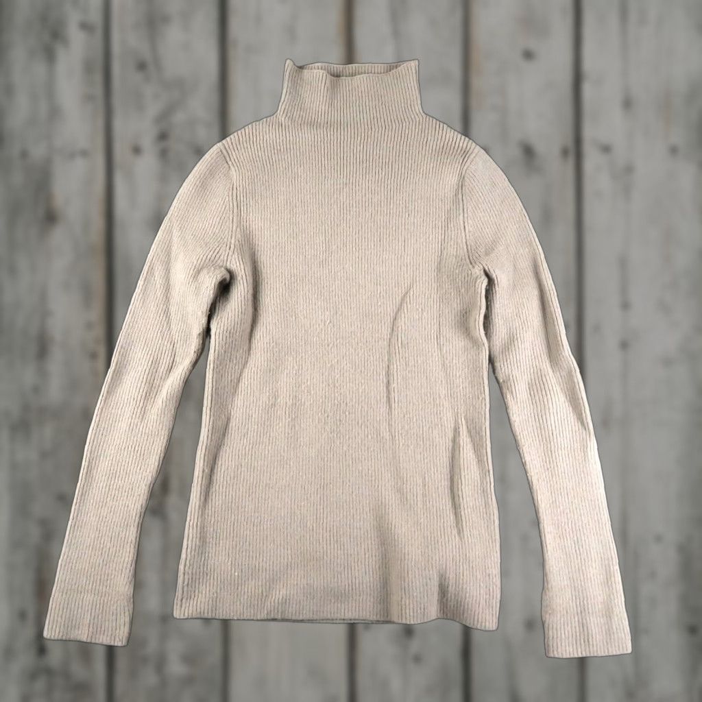 Lauren Manoogian LAUREN MANOOGIAN Alpaca Wool Mock Neck Pullover Sweater Beige Size 2 Womens Adults Regular Pullover Long Sleeve Beige Mock Neck Wool Alpaca 2 Size XS / US 0-2 / IT 36-38 - 1 Thumbnail