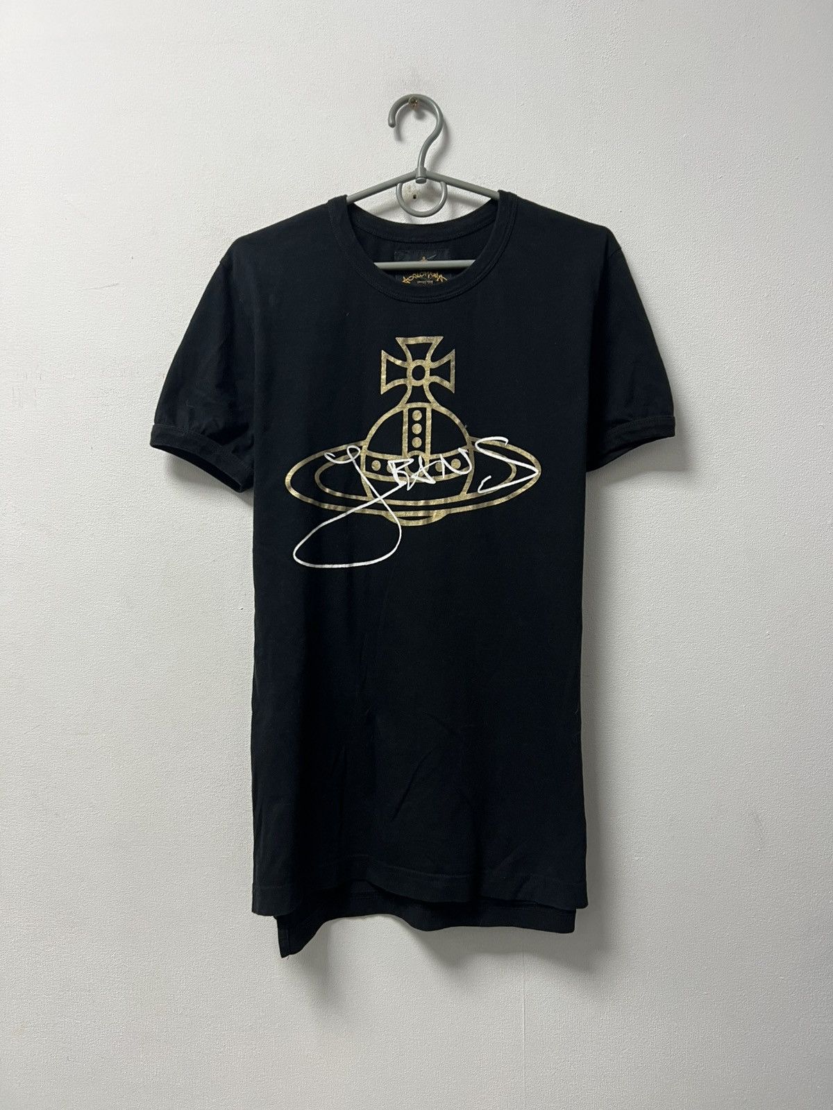 VIVIENNE WESTWOOD T-SHIRT BIG LOGO GRAPHIC DESIGN