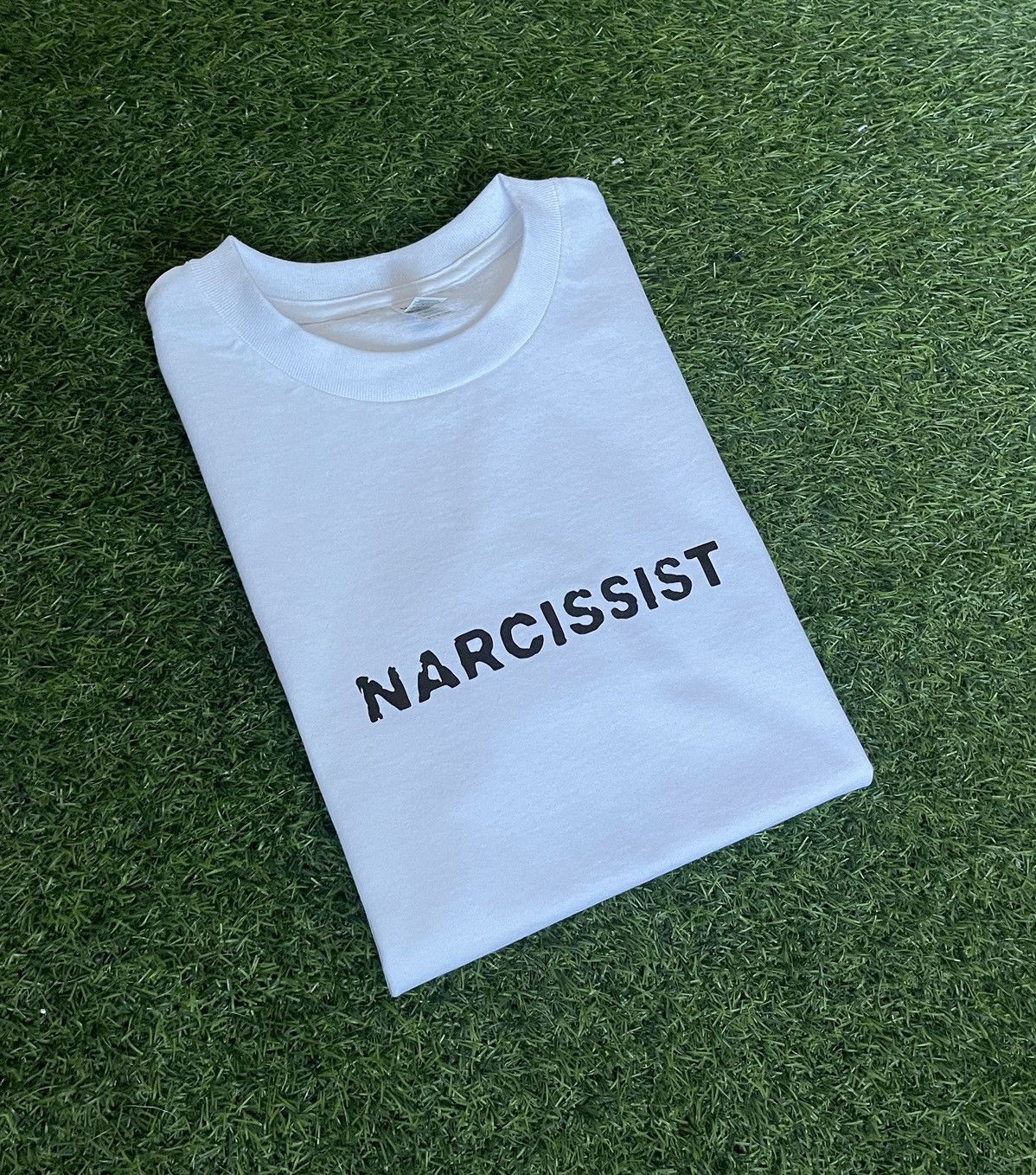 Vintage NARCISSIST TSHIRT Size US M / EU 48-50 / 2 - 1 Thumbnail