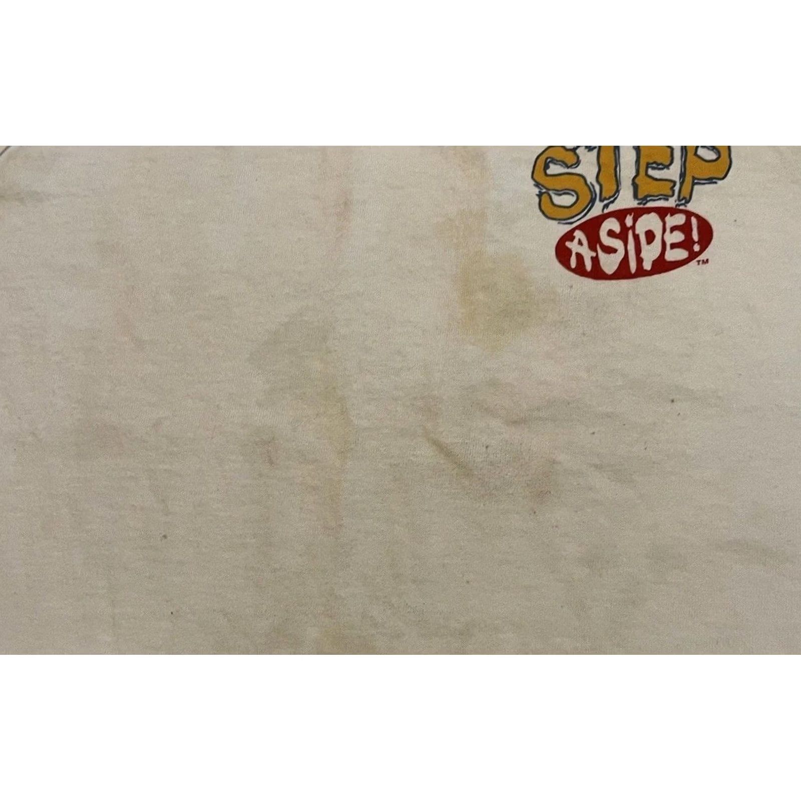 Vintage VINTAGE 90s Step Aside Bottle Cap Faded Distressed Tank Top XS Surf Skate Grunge Funny Shirt Mens White Zap Size US XS / EU 42 / 0 - 7 Thumbnail