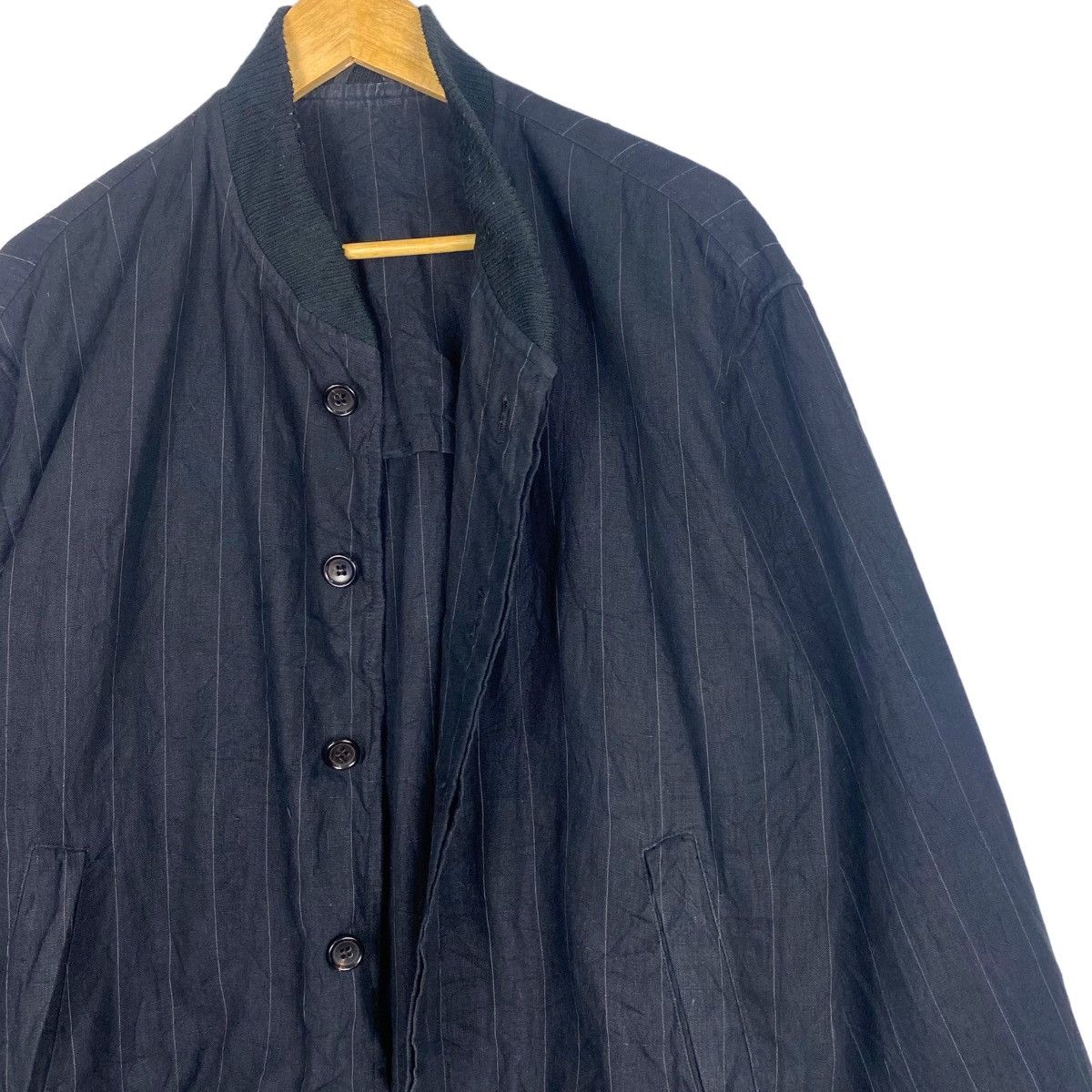 Comme des Garcons × Comme des Garcons Homme × Comme des Garcons Homme Plus 💥AD1995 COMME DES GARCONS HOMME STRIPE BOMBER JACKET Size US M / EU 48-50 / 2 - 4 Thumbnail