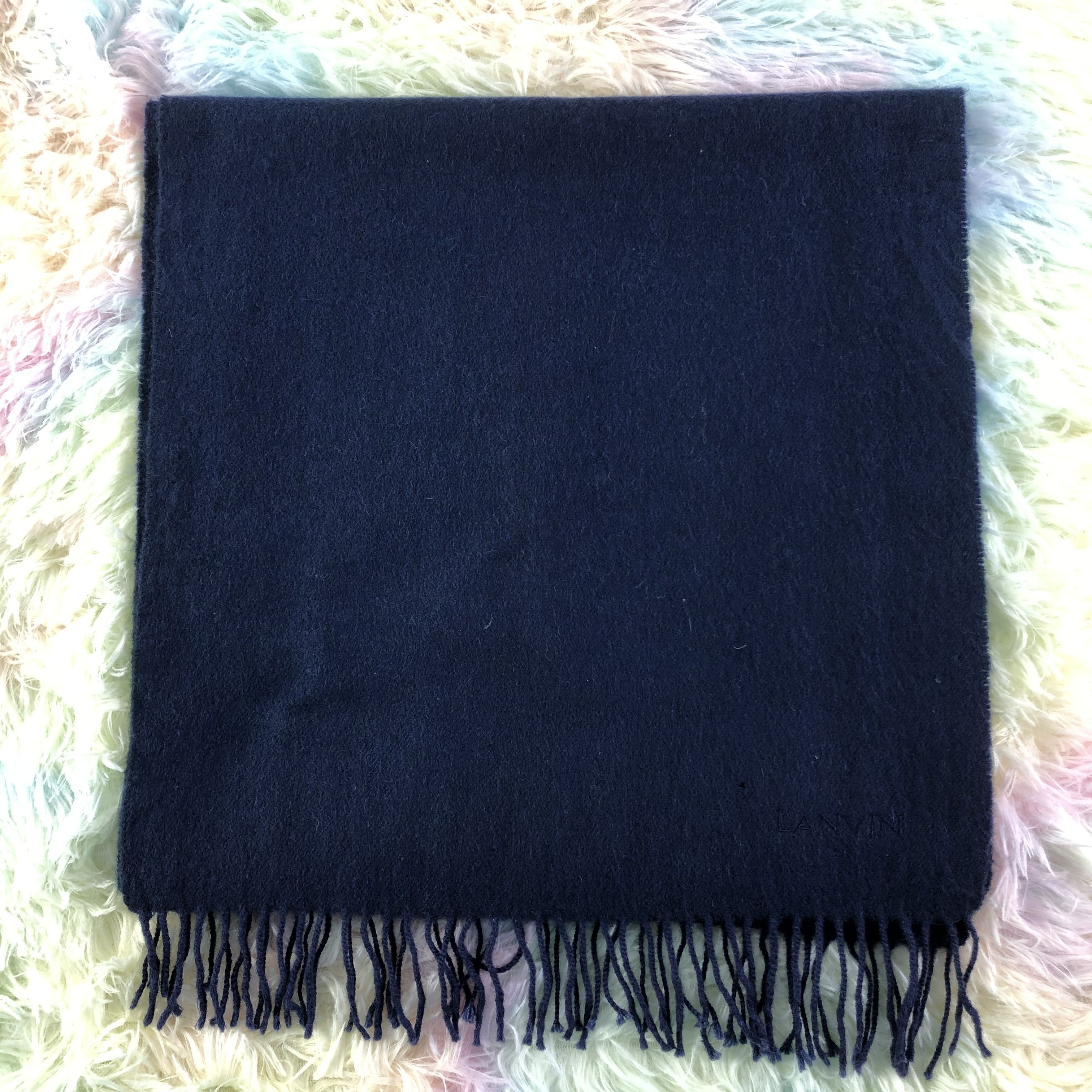 Lanvin × Vintage Lanvin Scarf / Muffler / Neckwear - KM131 Size ONE SIZE - 2 Thumbnail