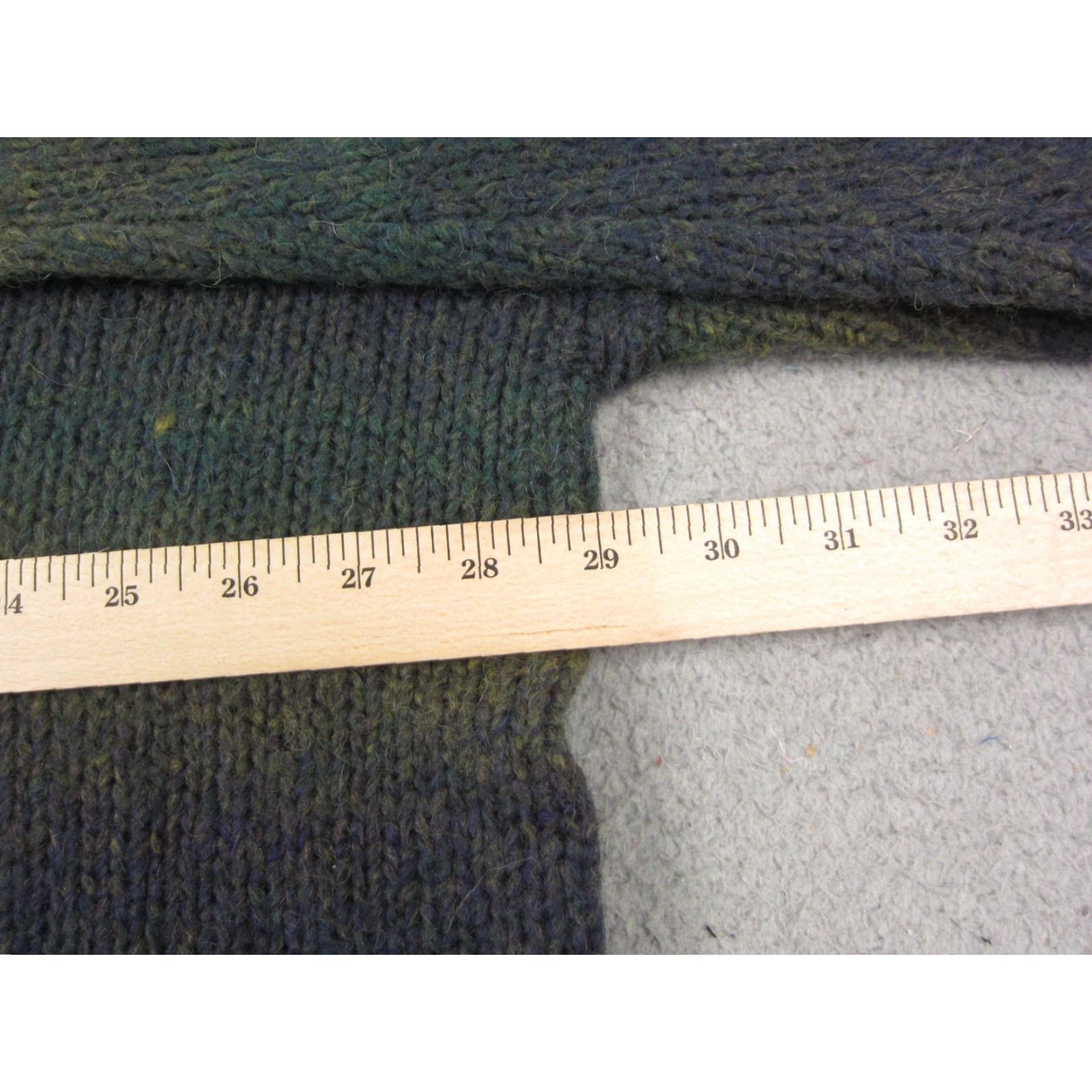 Vintage Sisters Sweater Womens 4X Plus Purple Green Turtleneck Alpaca Wool Stripe Pullover Knit Size XXL / US 16-18 / IT 52-54 - 5 Thumbnail