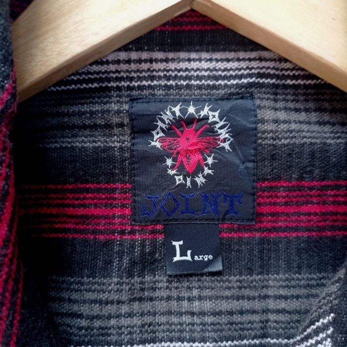Flannel Joint Japan heavy weight plaid stripes flannel outter shirt Size US L / EU 52-54 / 3 - 3 Thumbnail