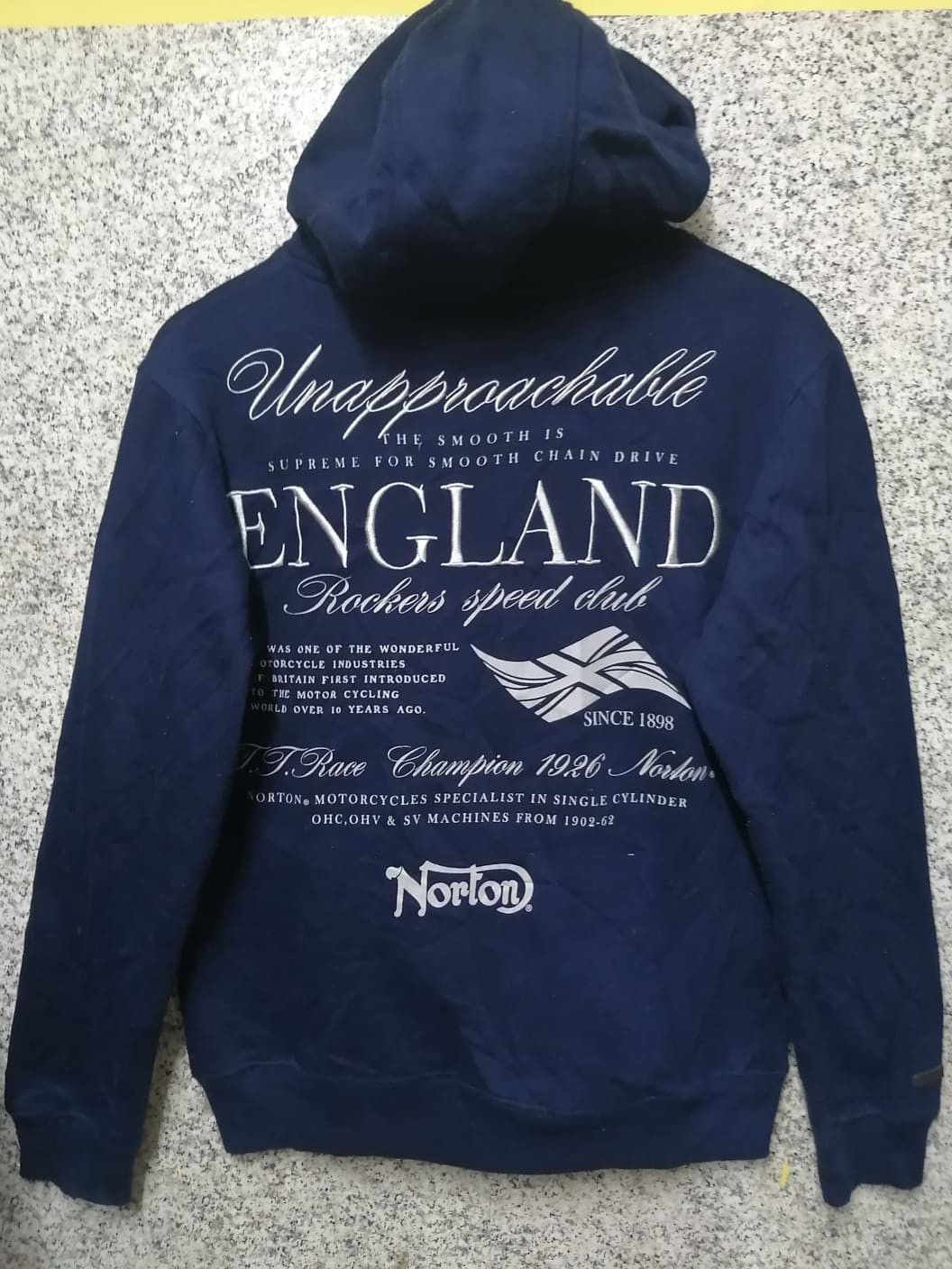 Norton × Vintage 💥RARE💥Vintage Norton Motorcycles Embroidery Hoodie Size US M / EU 48-50 / 2 - 2 Thumbnail