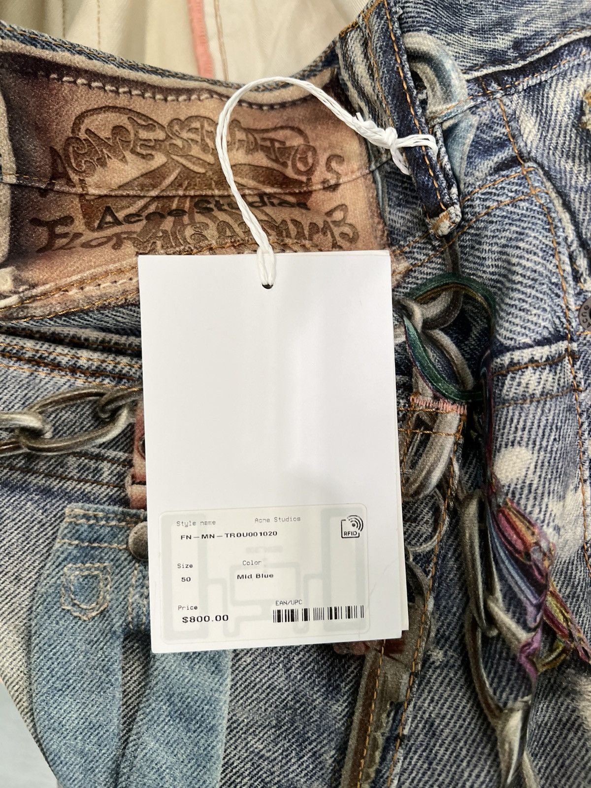 Acne Studios Acne studios trompe l’oeil pants trouser baggy Size US 33 - 5 Thumbnail