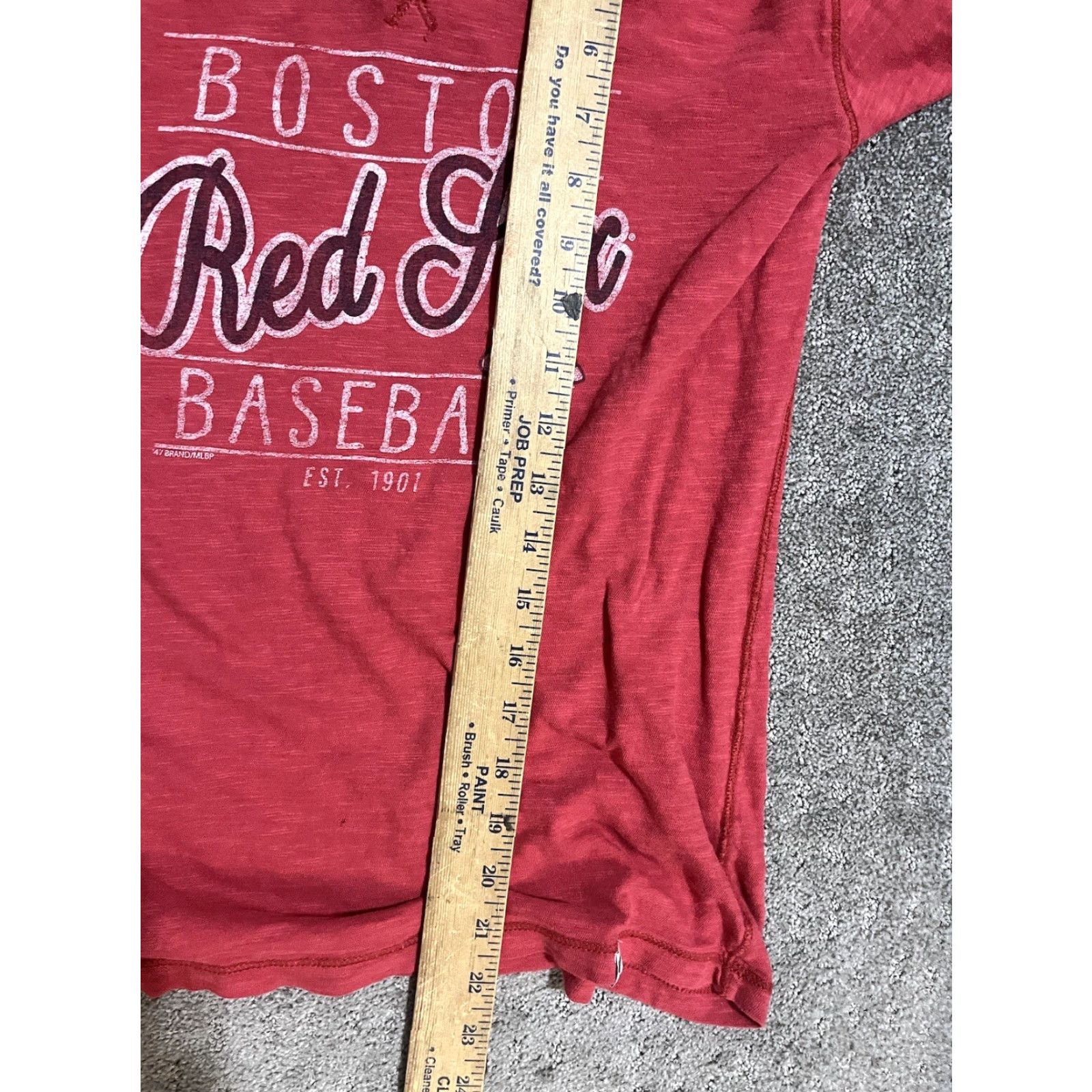 MLB VINTAGE Boston Red Sox Shirt MLB Baseball Hoodie Long Sleeve Red S Womens 90s Baseball Team Merch Logo Size S / US 4 / IT 40 - 5 Thumbnail