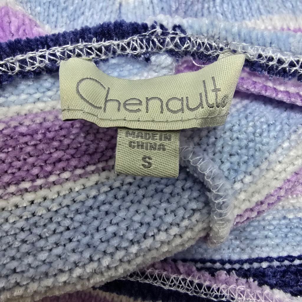 The Unbranded Brand Women's Chenault Striped Crew Neck Sweater S Purple Blue Size S / US 4 / IT 40 - 7 Thumbnail