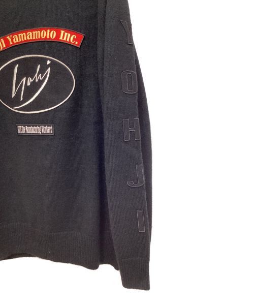 Yohji Yamamoto Yohji Yamamoto pour homme front logo knit Size US L / EU 52-54 / 3 - 6 Thumbnail