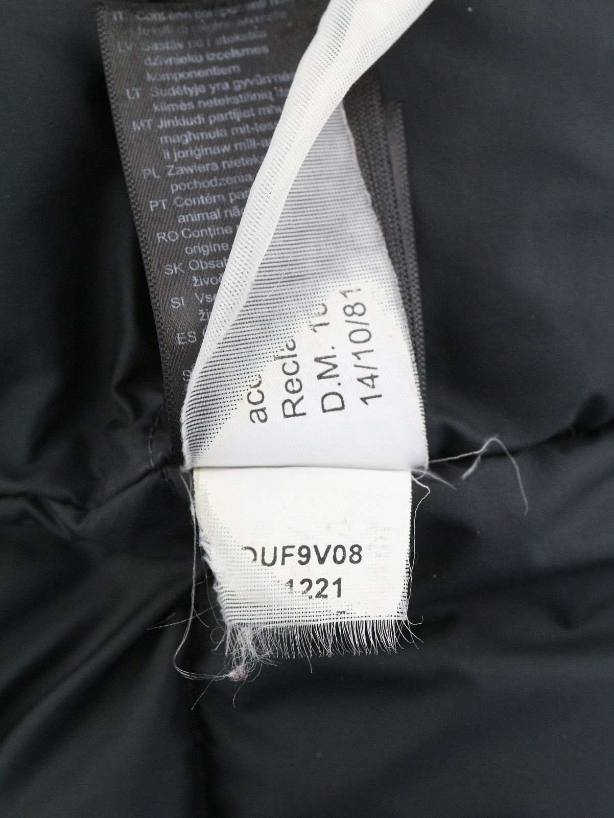 The North Face XS Dark Blue 550 Down Hood Full Zip Parka 86876 Size US XS / EU 42 / 0 - 12 Thumbnail