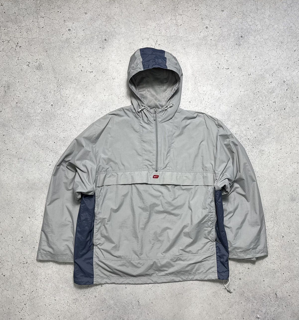 Nike Nike Vintage Anorak Nylon Jacket Swoosh Drill Hype Y2K Size US L / EU 52-54 / 3 - 1 Thumbnail