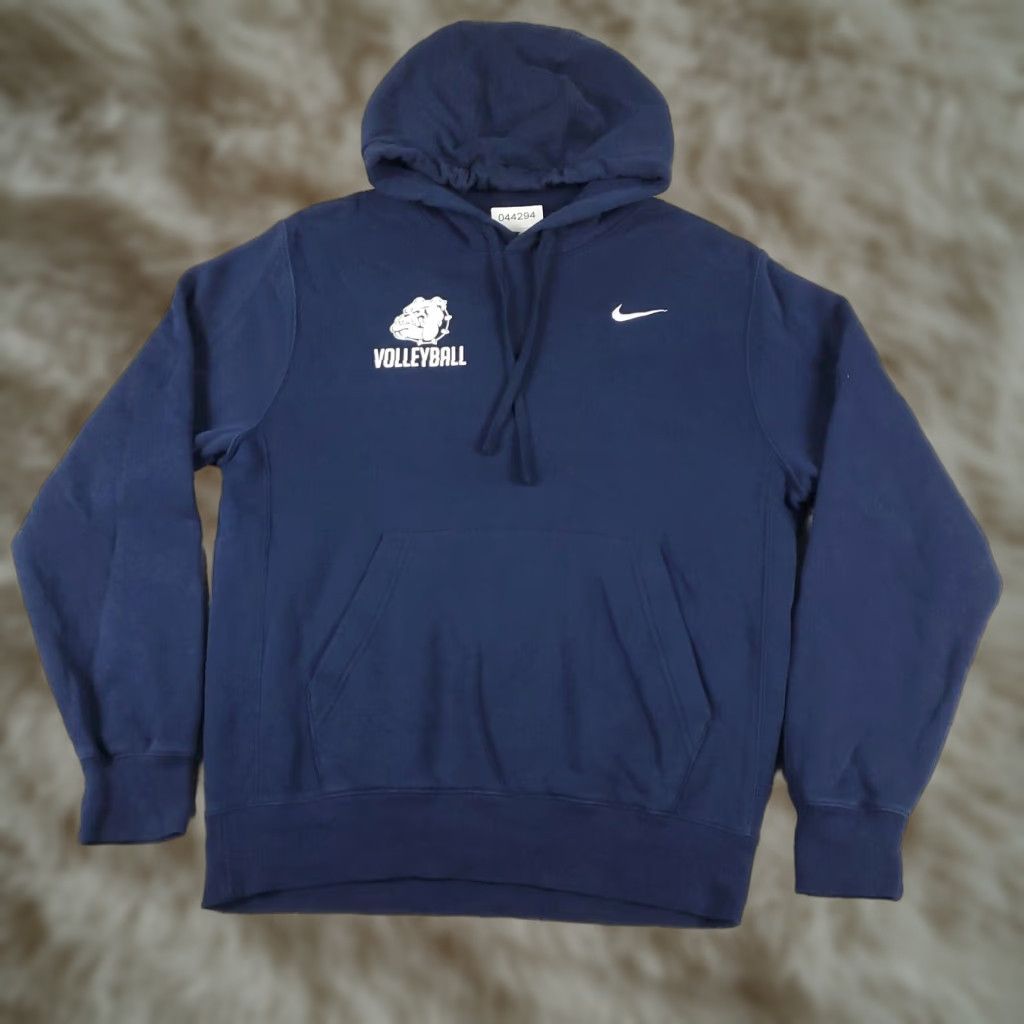 Nike Nike Hoodie Mens Small Blue Bulldogs Swoosh Pullover Fleece Logo Hooded Pocket Regular Fit Size US S / EU 44-46 / 1 - 1 Thumbnail