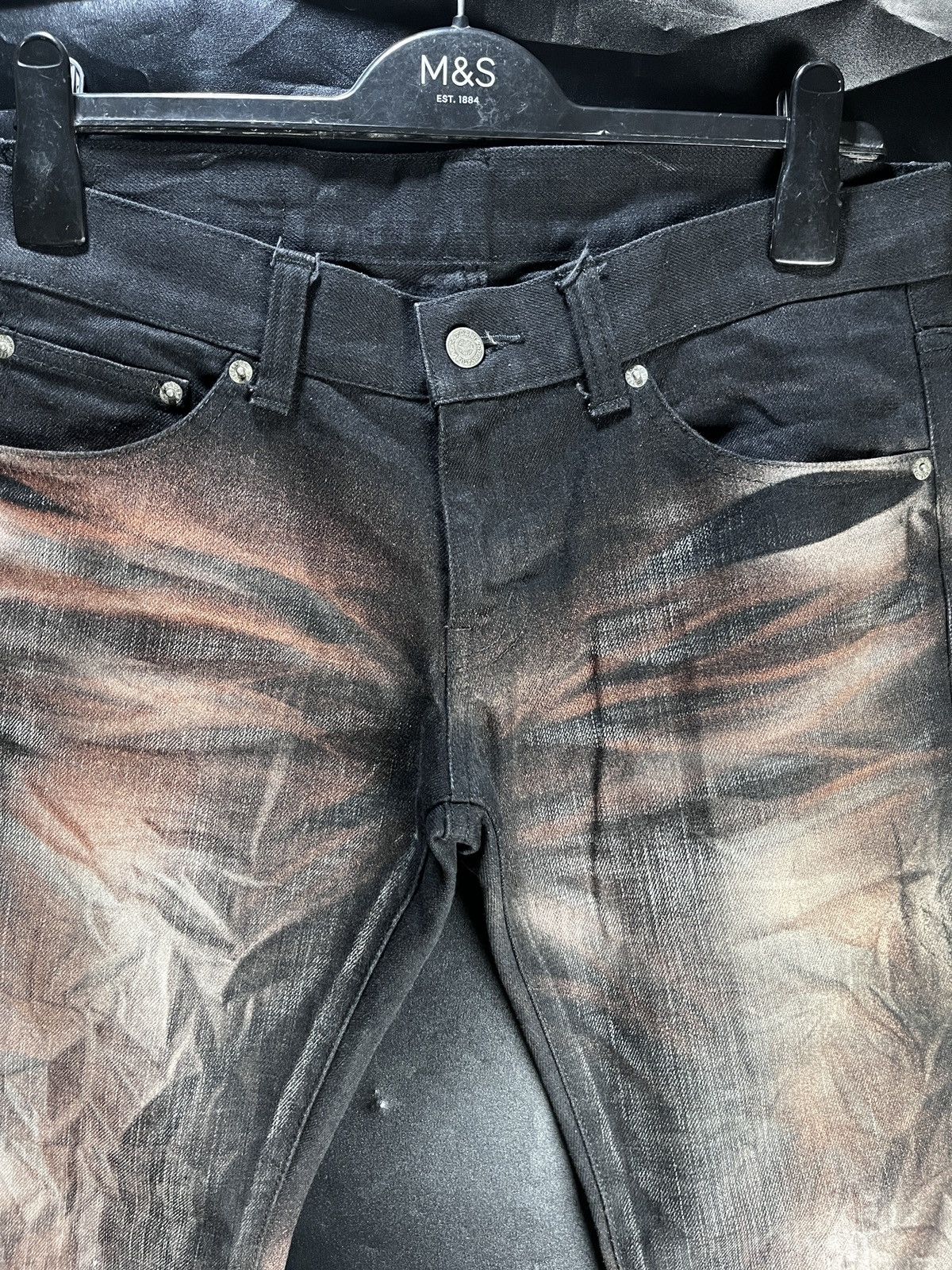 Tornado Mart 🖤 BINDING OFFER 🖤 tornado mart mudmax flare jeans Size US 31 - 6 Thumbnail