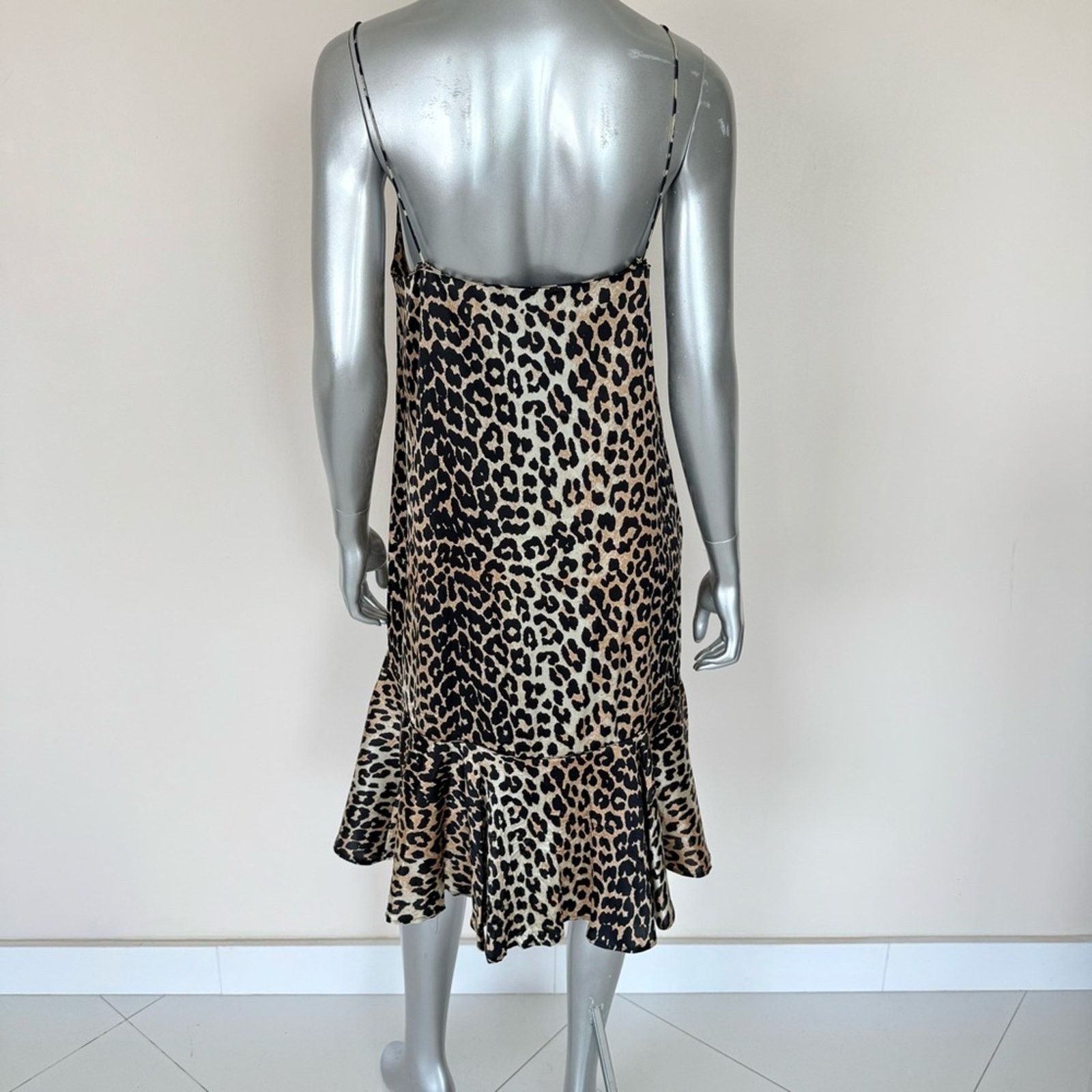 Ganni GANNI women midi dress size 38 EU or M Retail 360$ Size M / US 6-8 / IT 42-44 - 4 Thumbnail