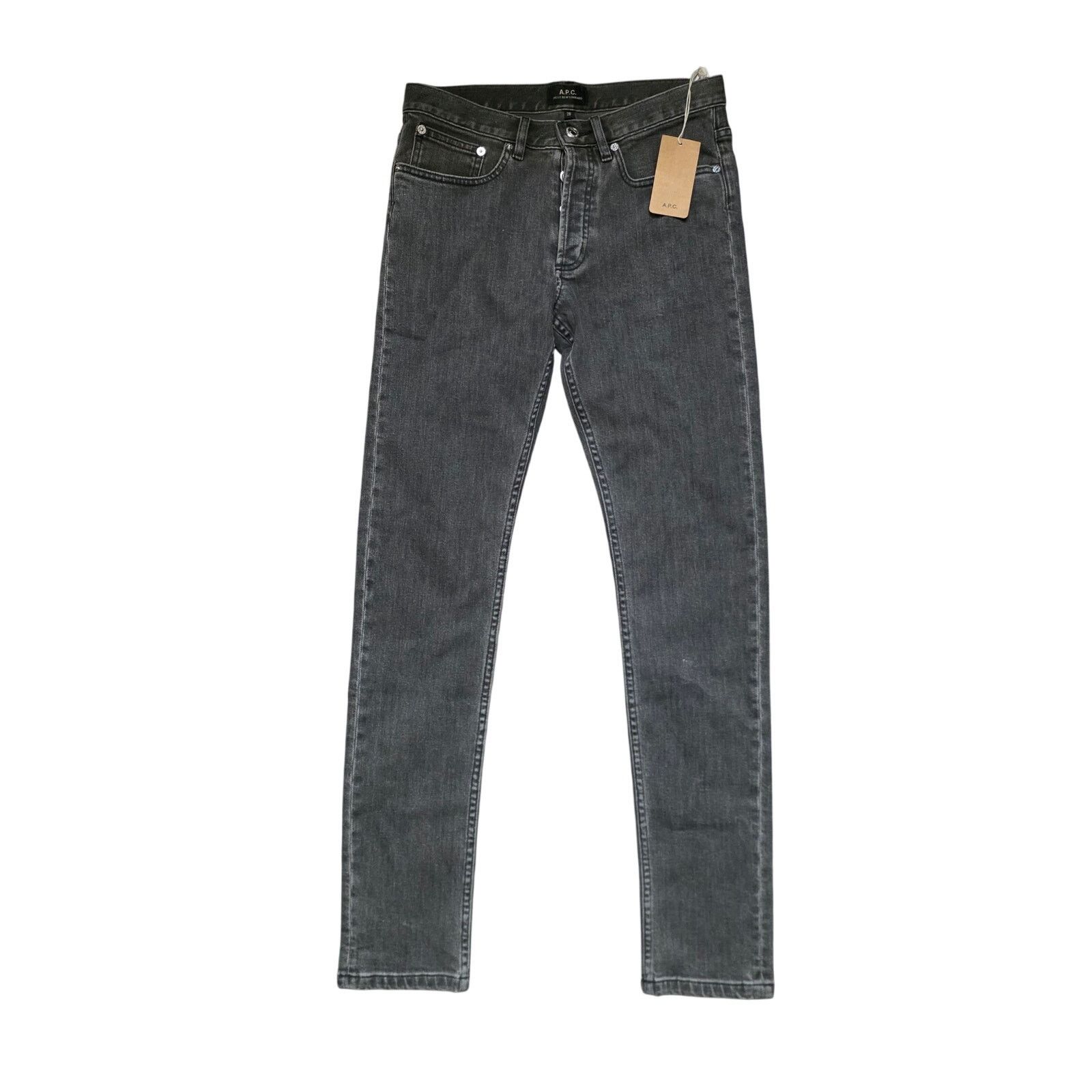 A.P.C. APC Petit New Standard Jeans Men 28 Dark Grey Denim Slim Fit Size US 28 / EU 44 - 1 Thumbnail