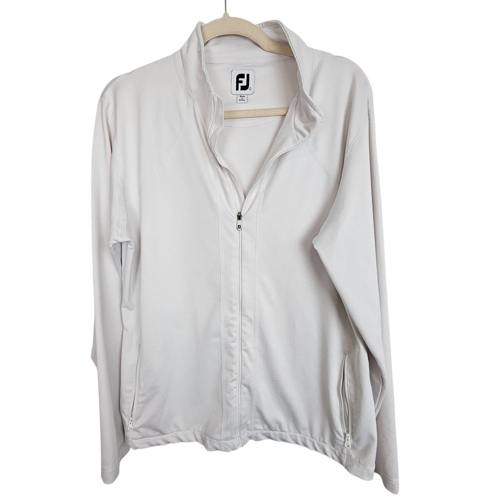 Footjoy FootJoy Womens Full Zip Golf Jacket Size L Athletic Stretch Size L / US 10 / IT 46 - 1 Thumbnail