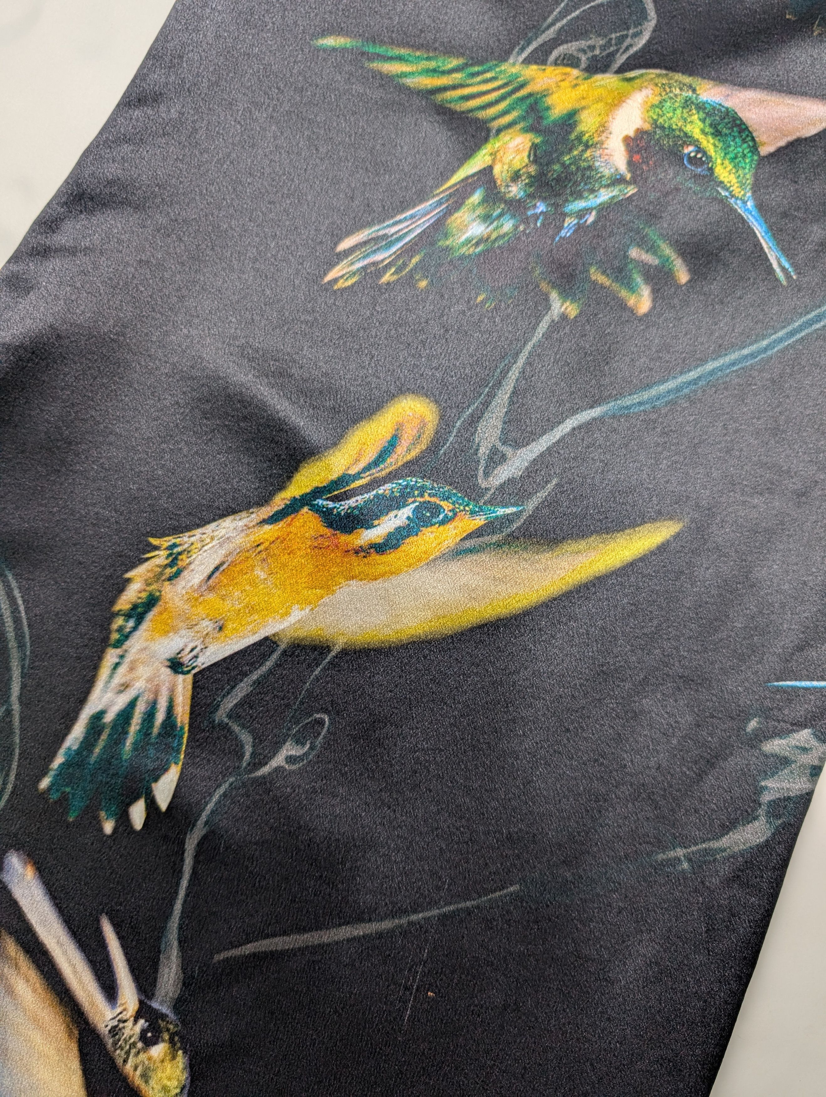 Alexander McQueen Alexander McQueen Black Bird Pattern Dress Size XS / US 0-2 / IT 36-38 - 4 Thumbnail