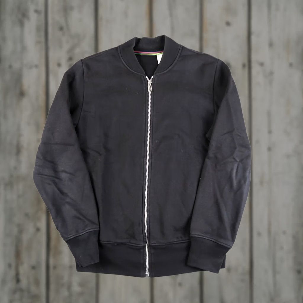 Paul Smith Paul Smith Mens Full Zip Sweatshirt Blk Cotton S Small Logo Embroidered Crew Neck Zip Jacket Gift Size US S / EU 44-46 / 1 - 1 Thumbnail