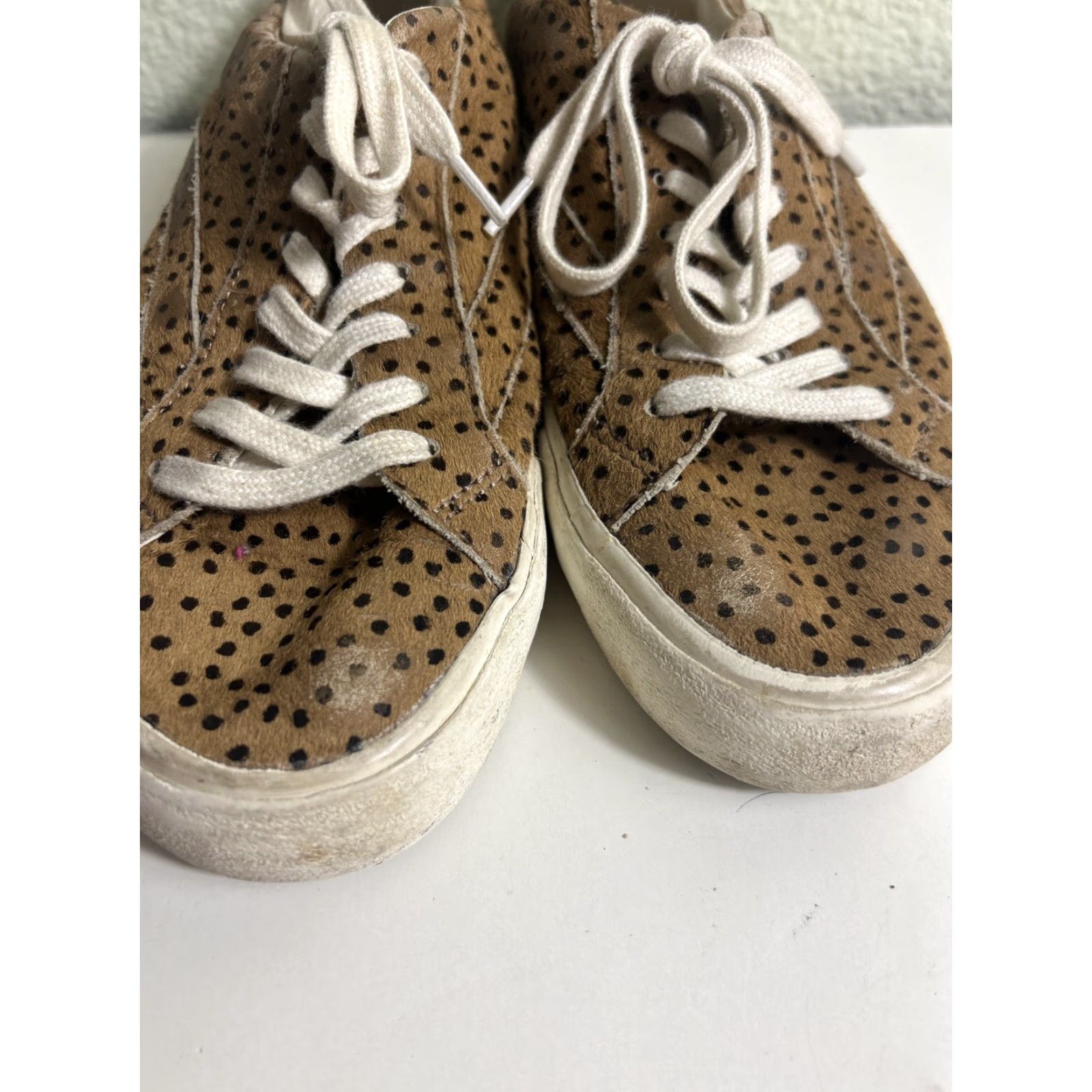 Madewell Madewell Sneaker Womens Sidewalk Spot Dot Genuine Calf Hair Low Top AA176 8 Brown Shoes Casual Flat Comfort Cushioned M Size M / US 6-8 / IT 42-44 - 6 Thumbnail