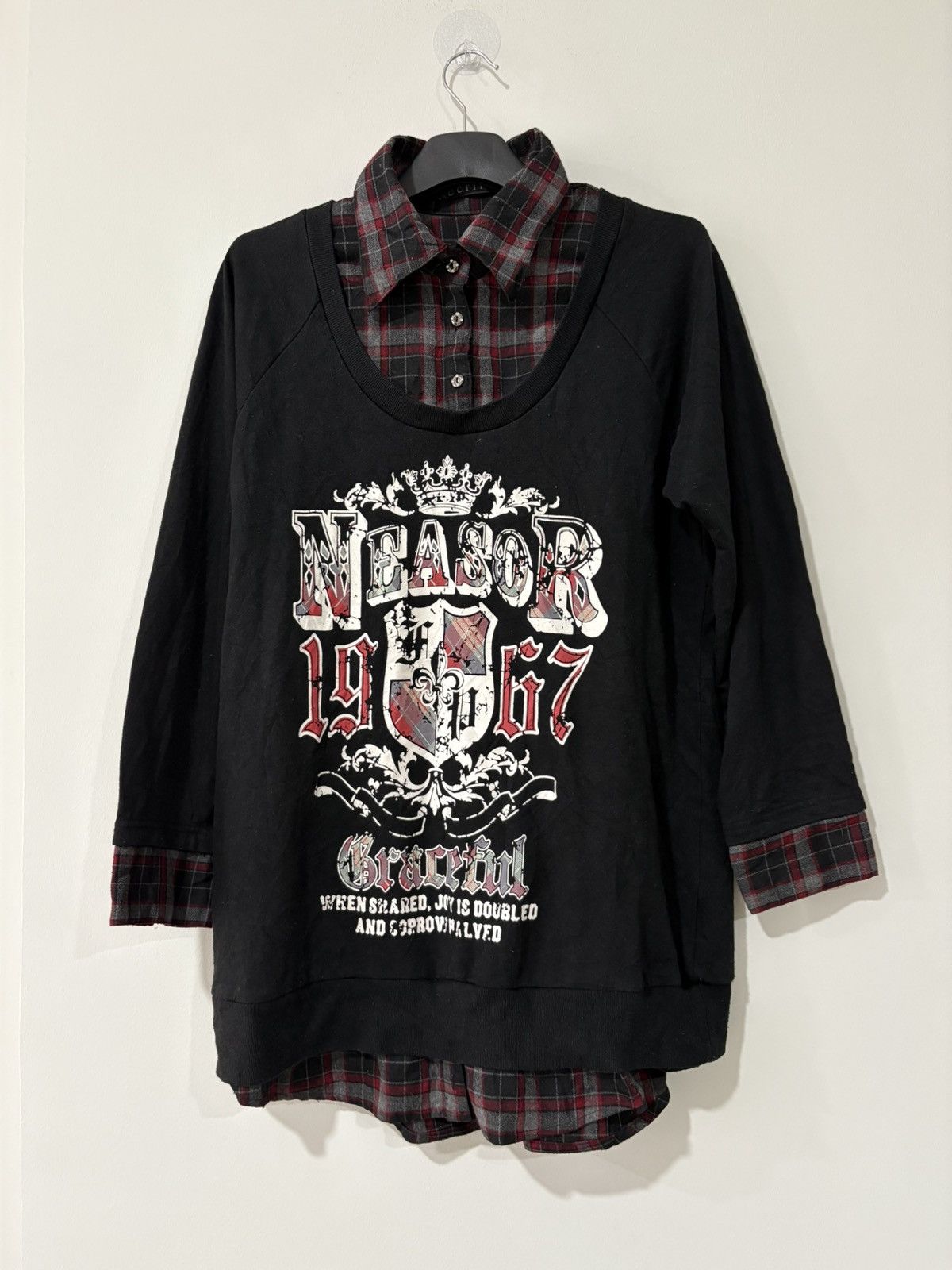 If Six Was Nine Ecrire punk skull fight Anarchy Bondage poem shirt Size US M / EU 48-50 / 2 - 1 Thumbnail