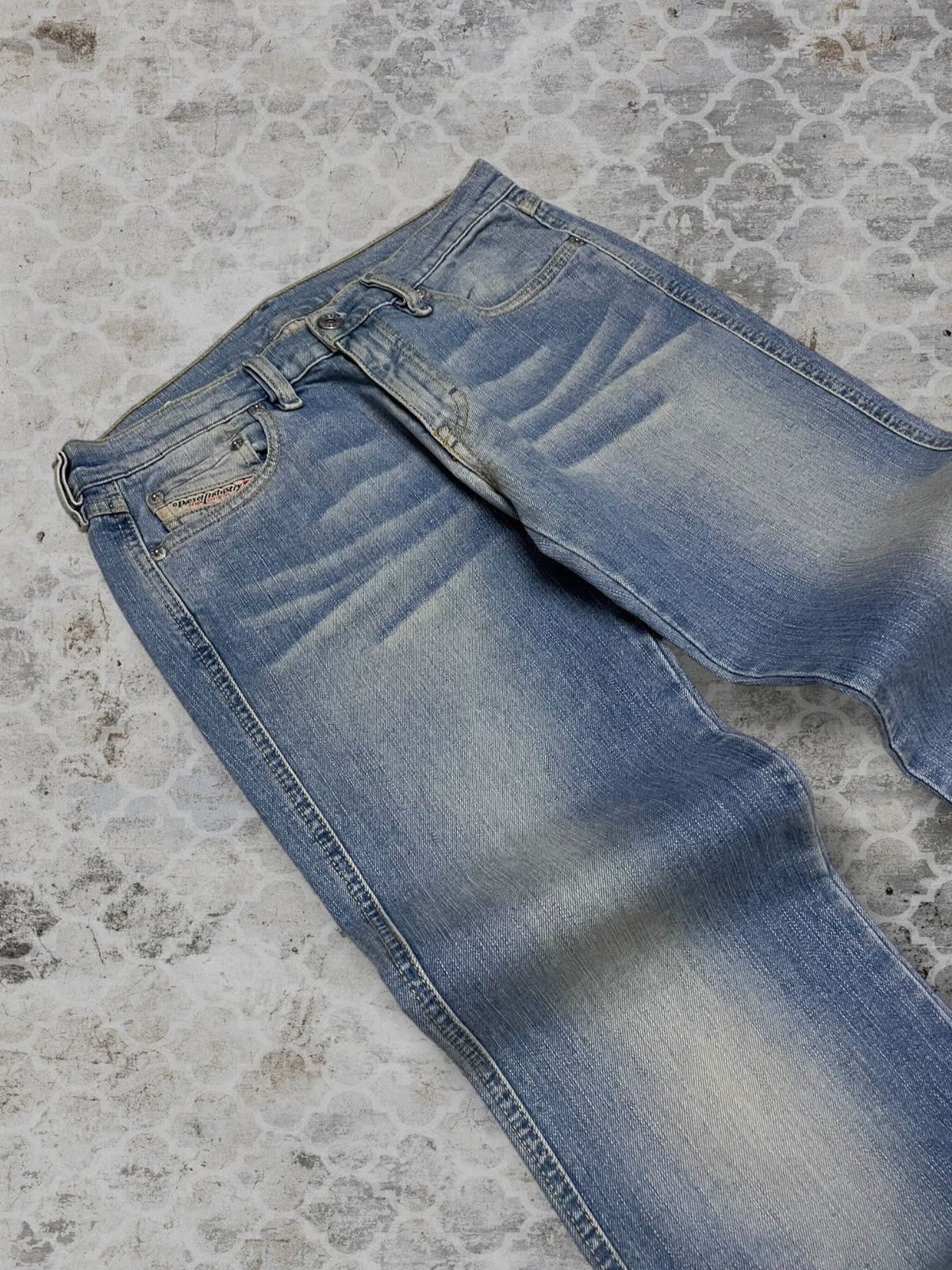 Diesel Vintage Authentic Designer Diesel Flared Blue Denim Size US 28 / EU 44 - 7 Thumbnail