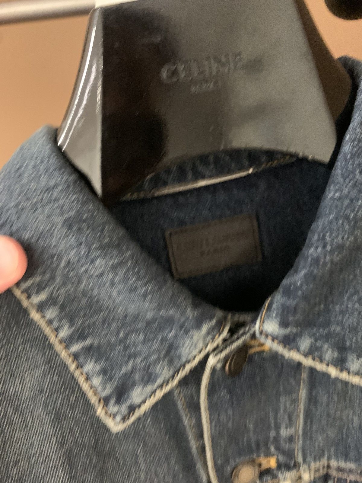 Saint Laurent Paris Saint Laurent 2021SS Washed denim jacket Size US M / EU 48-50 / 2 - 2 Thumbnail