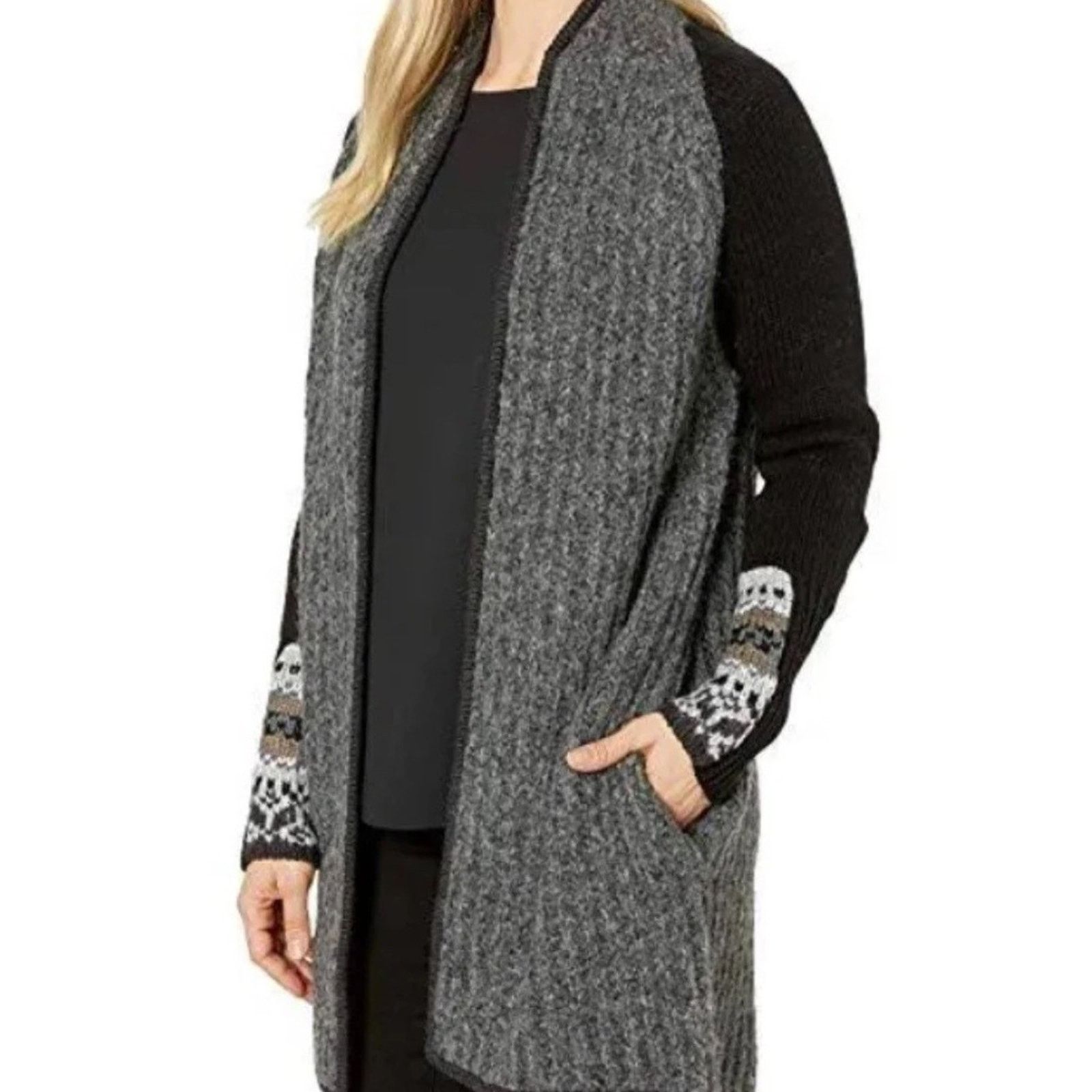 SMARTWOOL Chup Speren Sweater Open Front Cardigan Womens S