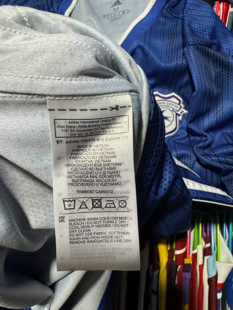 Adidas × Vintage Vintage Cardiff City 2019/20 Adidas Soccer Jersey Blokcore Size US M / EU 48-50 / 2 - 14 Thumbnail