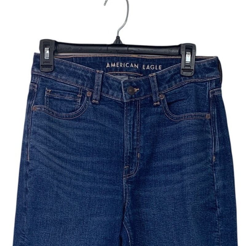 American Eagle Outfitters New American Eagle Womens Size 4 Cotton Blend Blue Mom Jeans Size 27" / US 4 / IT 40 - 2 Thumbnail