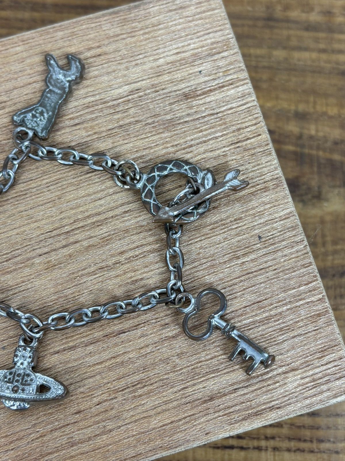 Vivienne Westwood Vivienne Westwood Charm Chain Bracelet Silver Archive Size ONE SIZE - 3 Thumbnail