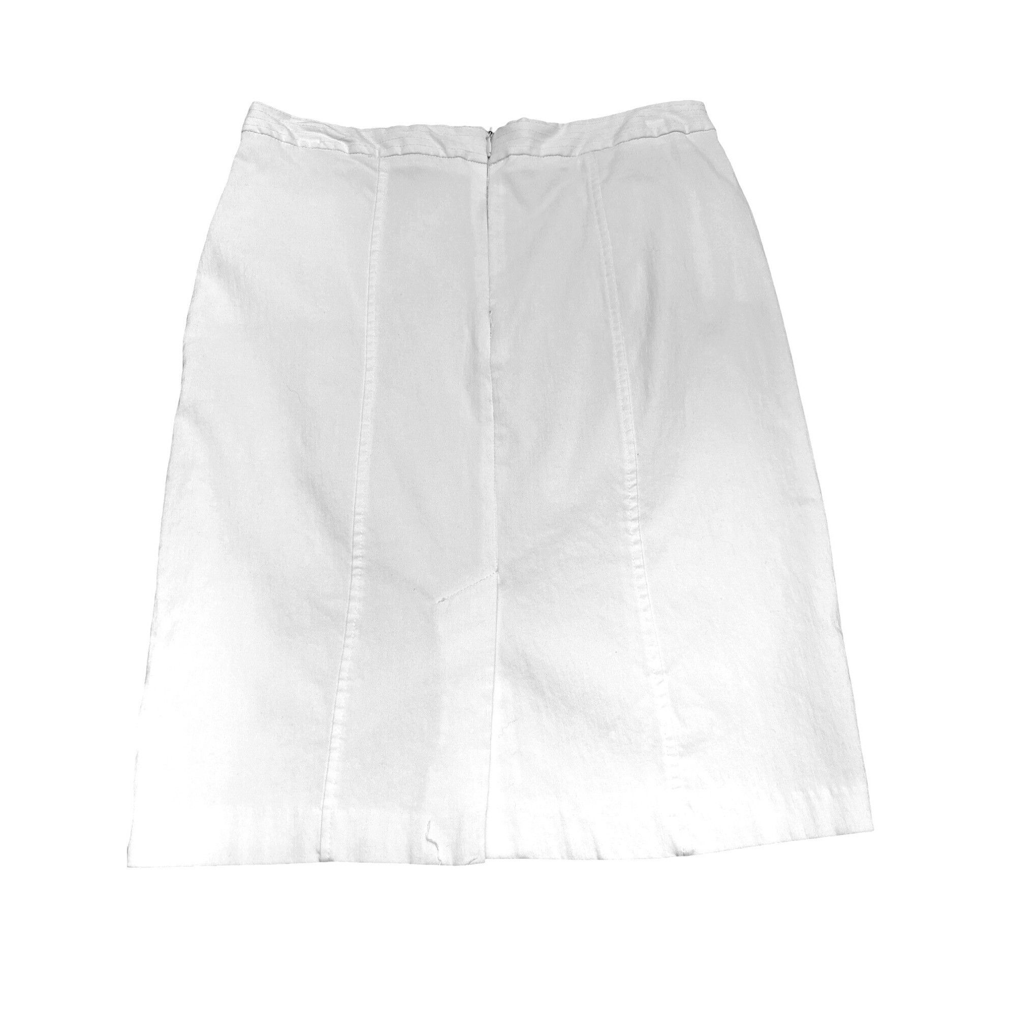 Other 89th and Madison Size 8 White Sailor Button Front Mini Skirt Size 30" / US 8 / IT 44 - 5 Thumbnail