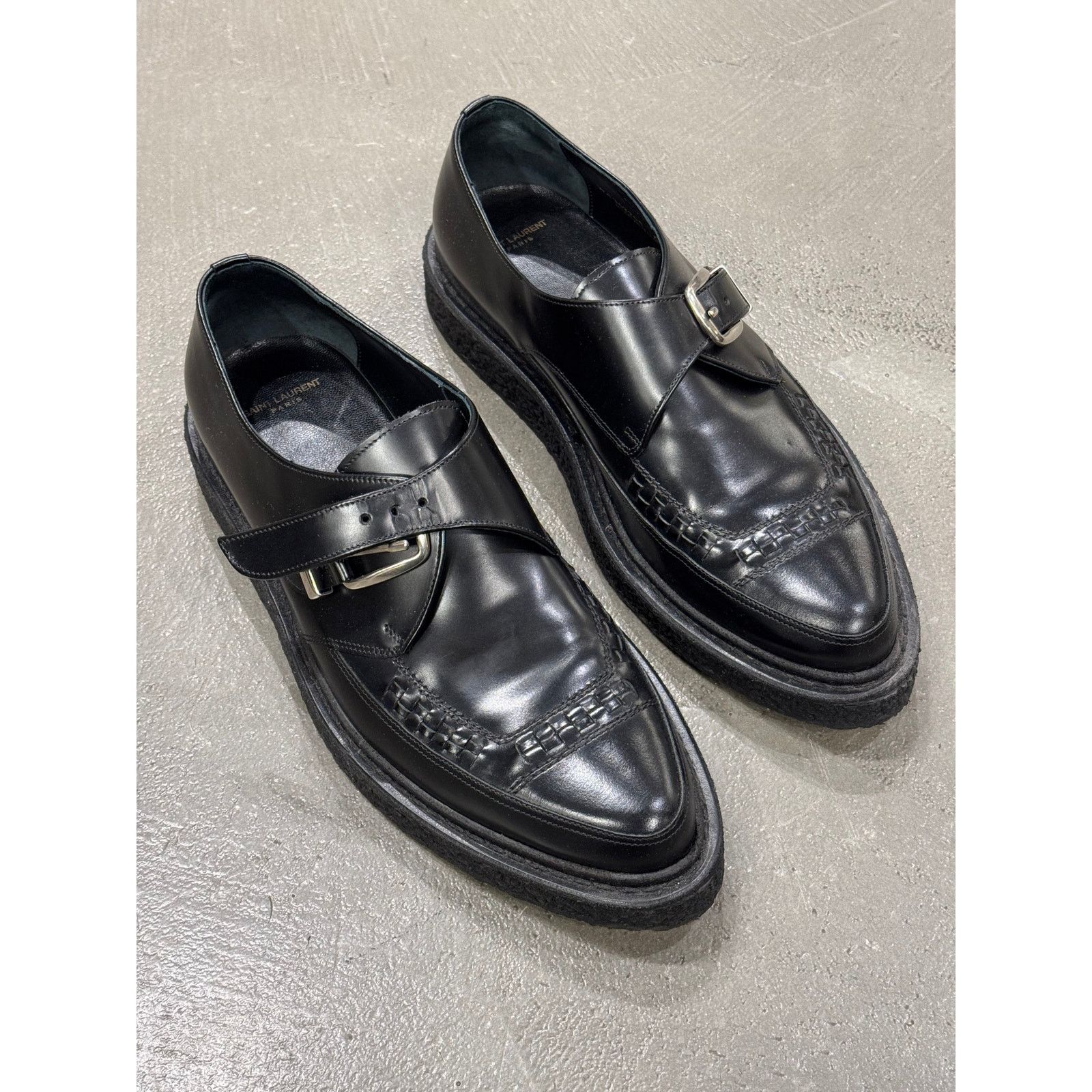 Saint Laurent Paris A/W2014 Saint Laurent by Hedi Slimane runway shoes Size US 12 / IT 42 - 1 Thumbnail