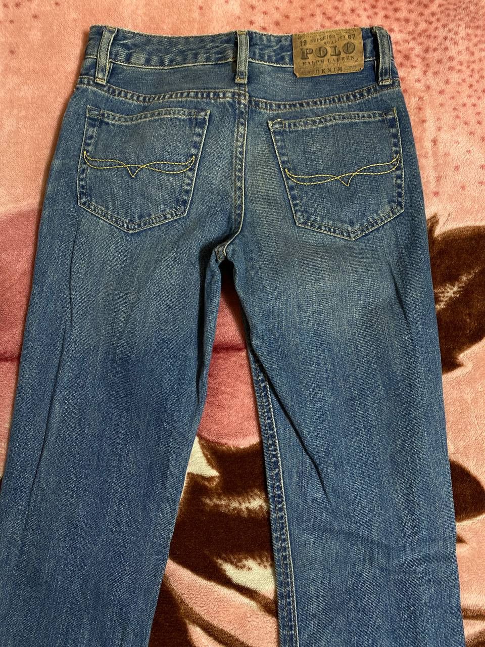 Polo Ralph Lauren × RRL Ralph Lauren × Vintage Crazy Vintage 90s Polo Ralph Lauren Faded Baggy Jeans Size US 27 - 8 Thumbnail