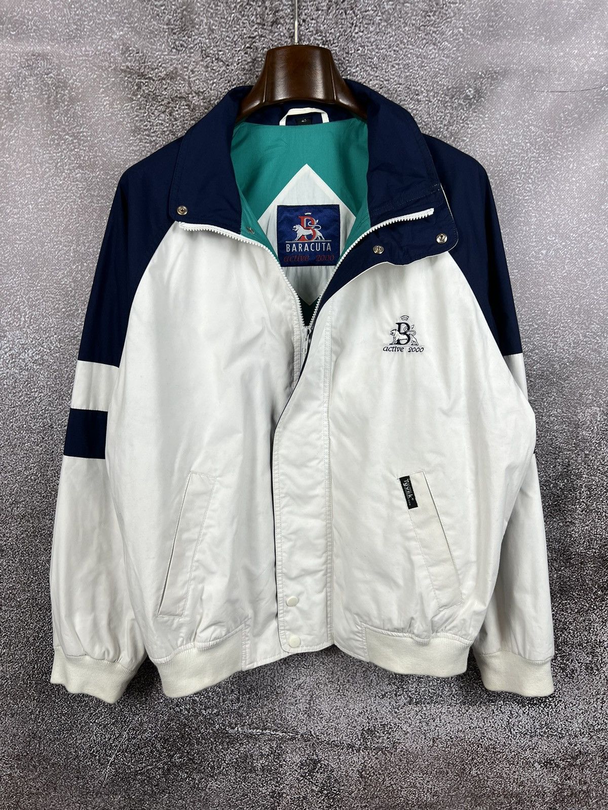 Baracuta × Designer × Vintage 90s Baracuta Active 2000 Light Windbreaker full zip track Size US XL / EU 56 / 4 - 1 Thumbnail