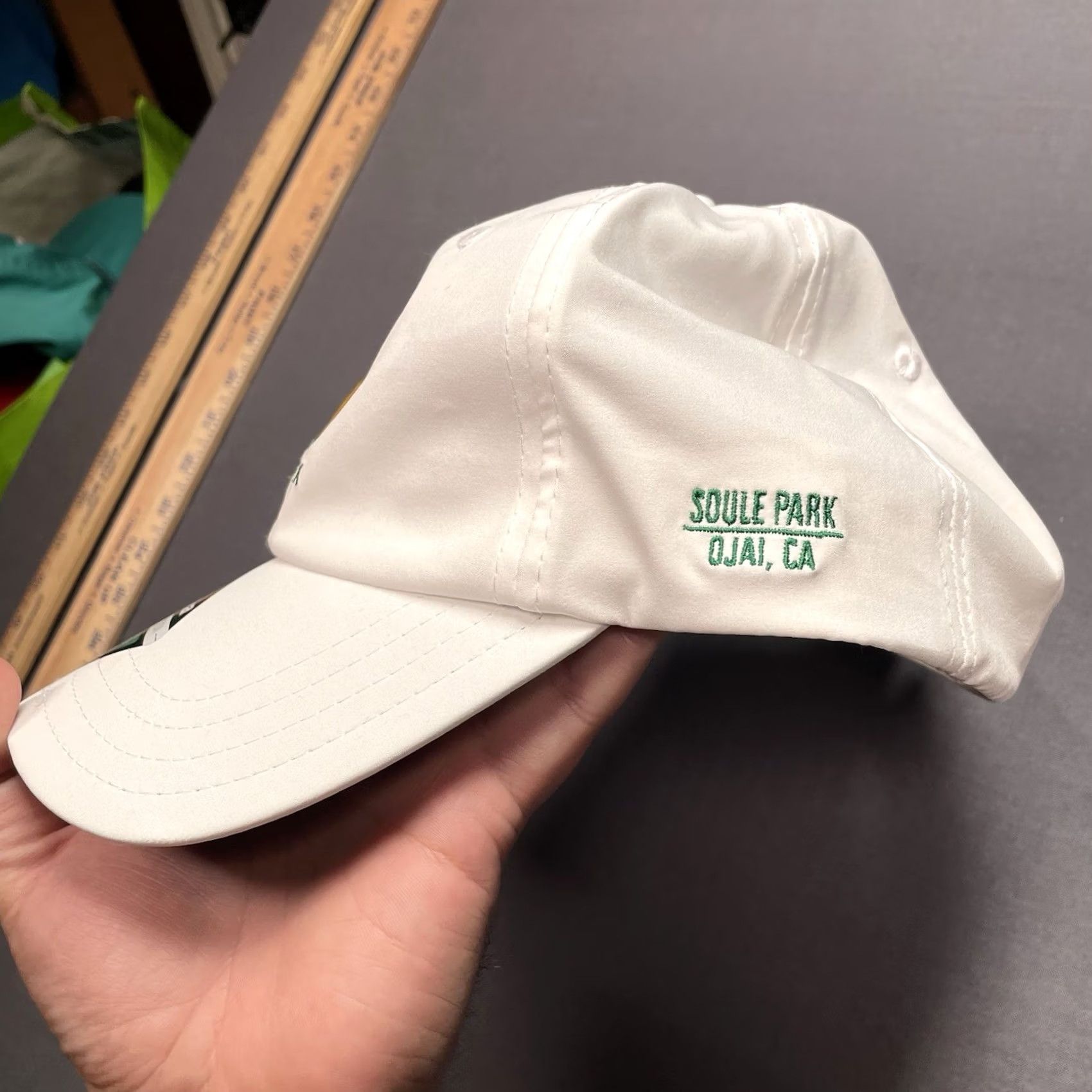 Vintage Soule Park Hat Men’s Adjustable Ojai California Masters Golf Cap SoCal White UPF Golf Hat One Size Men White Size US M / EU 48-50 / 2 - 4 Thumbnail