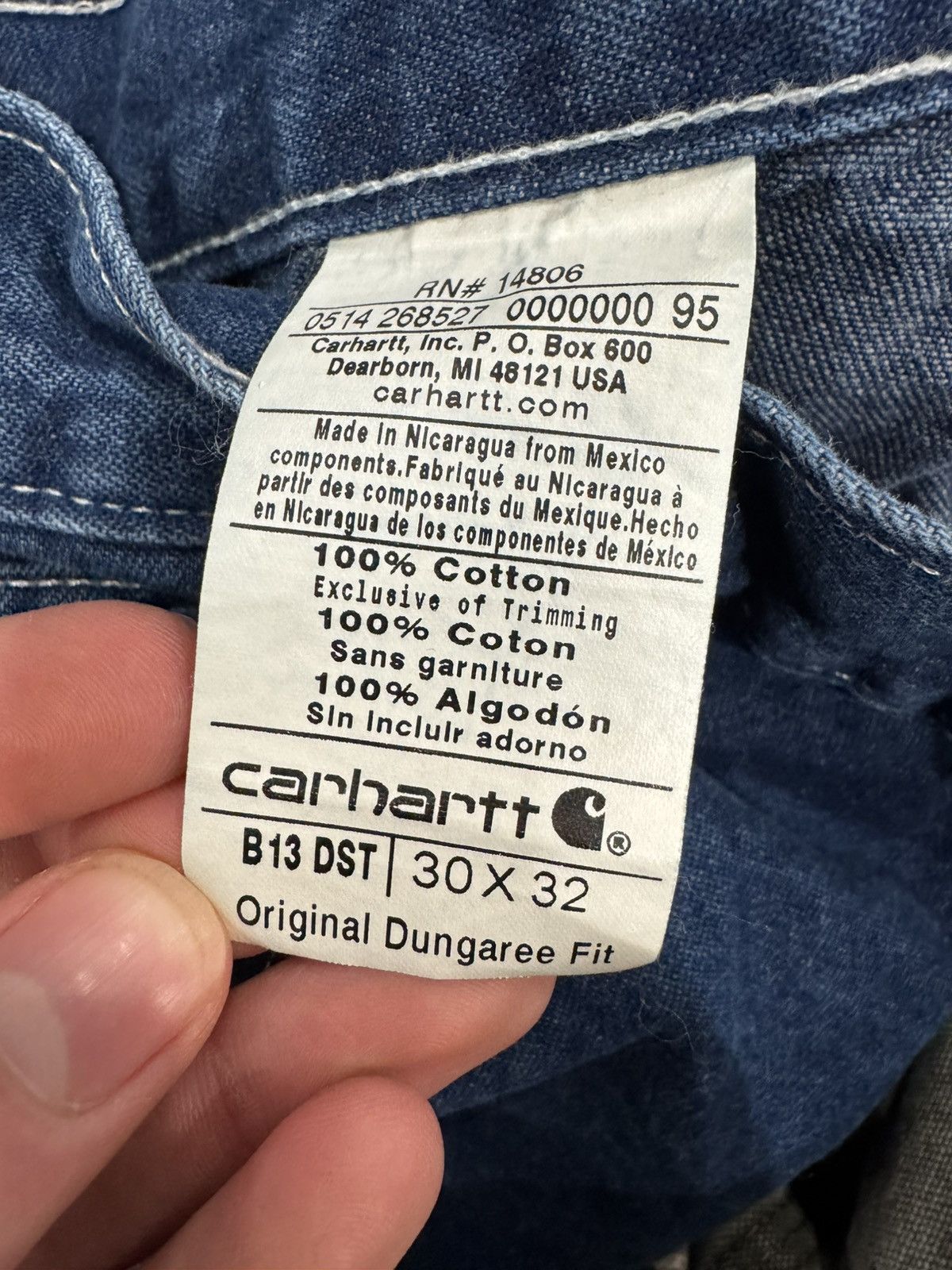Carhartt × Vintage Carhartt Dungaree Carpenter Pants Size US 30 / EU 46 - 3 Thumbnail