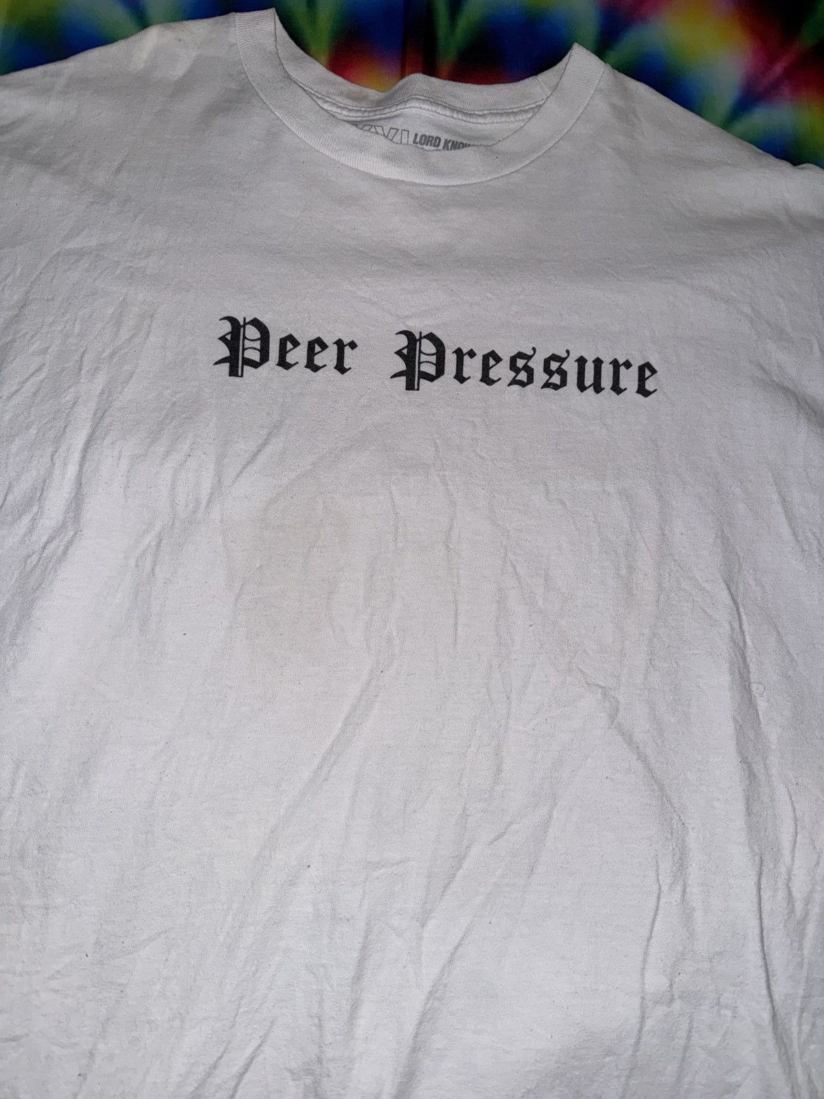 Lxrdknows Lxrd Knows Peer Pressure T-Shirt White Size US XXL / EU 58 / 5 - 3 Thumbnail