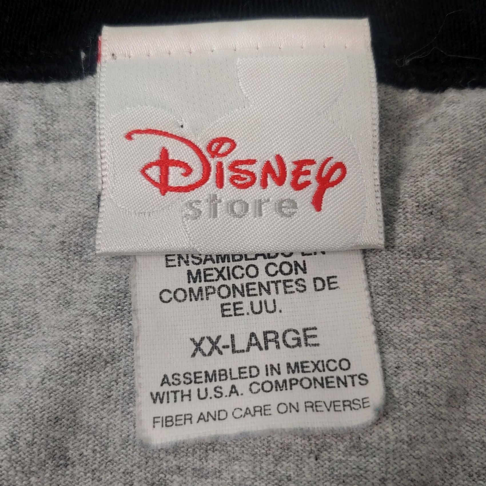 Disney Mickey Mouse Club Member Disney Store Shirt 2XL Gray Ringer T Shirt Short Sleeve Men Size US XXL / EU 58 / 5 - 5 Thumbnail
