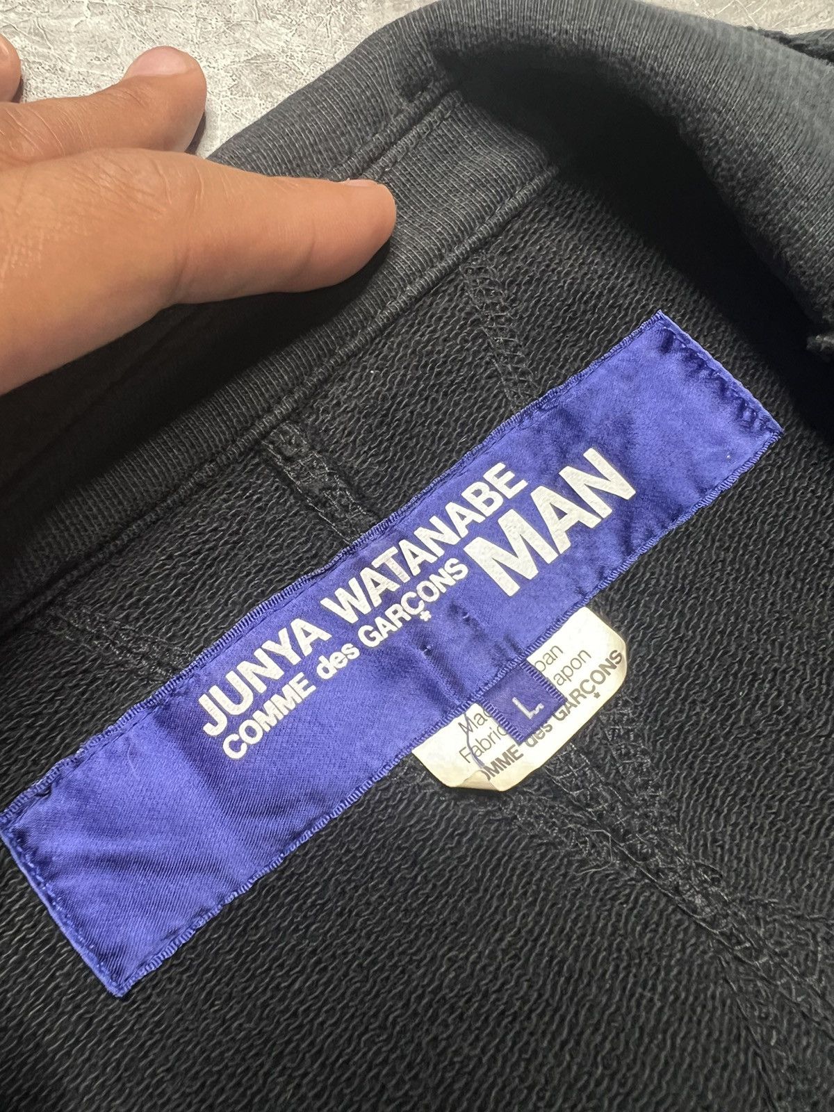 Junya Watanabe Junya Watanabe A/W 08 Reconstructed Distressed Cotton Blazer Size US L / EU 52-54 / 3 - 8 Thumbnail